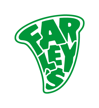 Farley's brandmark green inverted variant.