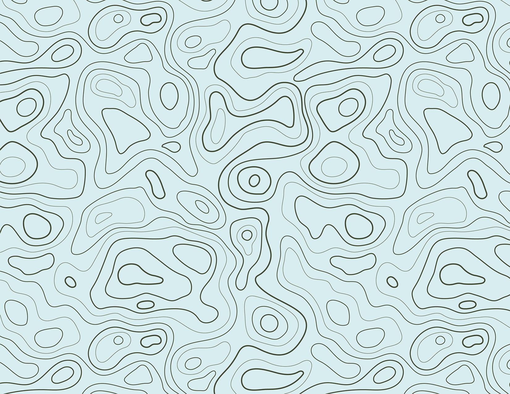 Topographic pattern on blue background.