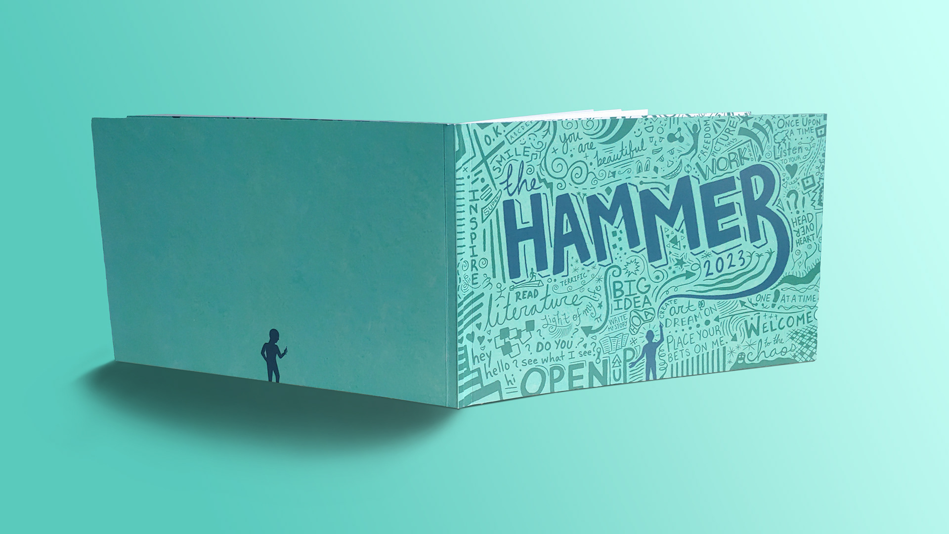 Front and back cover of The Hammer 2023 magazine.