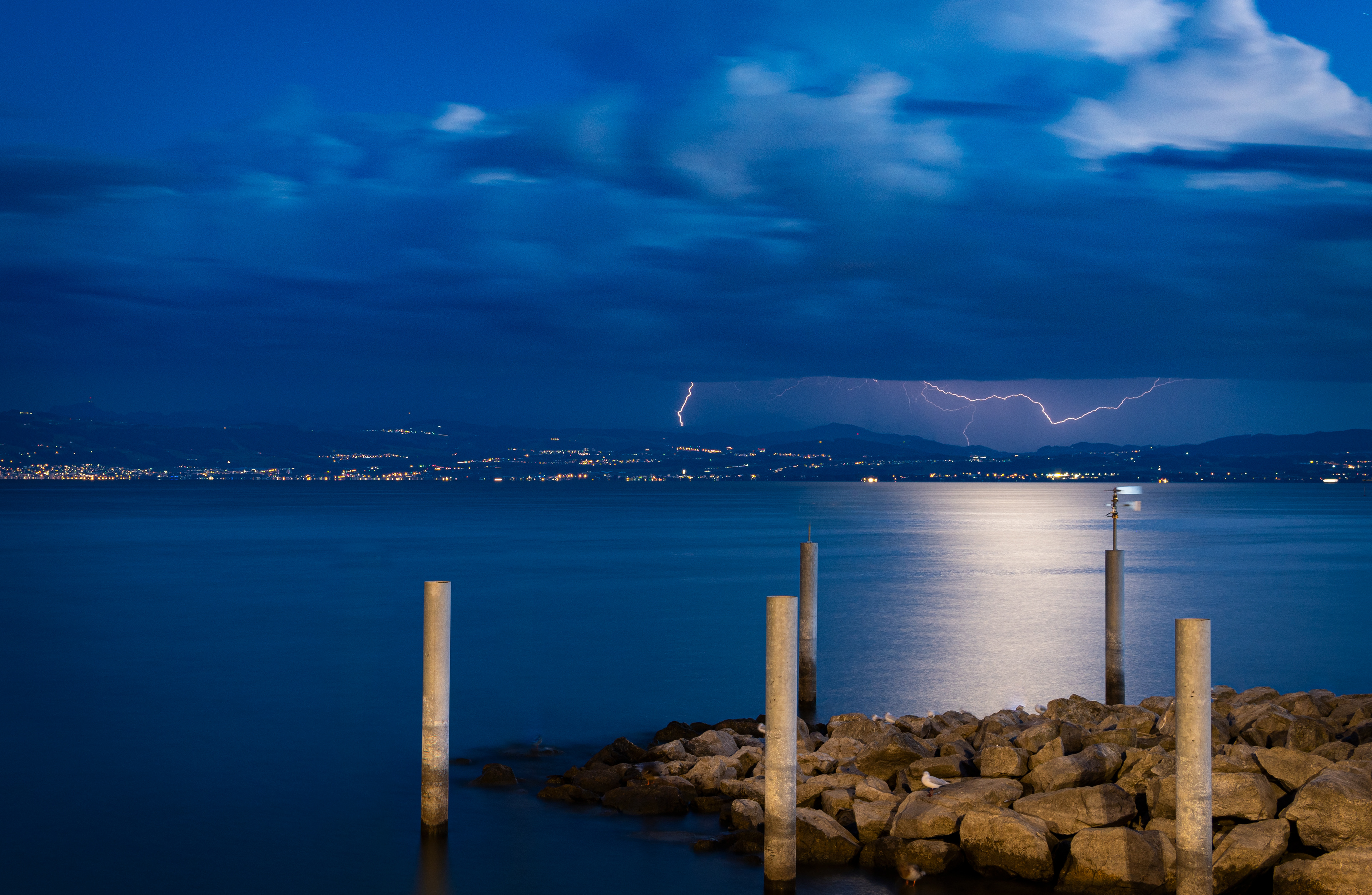 Thunderstorm long exposure