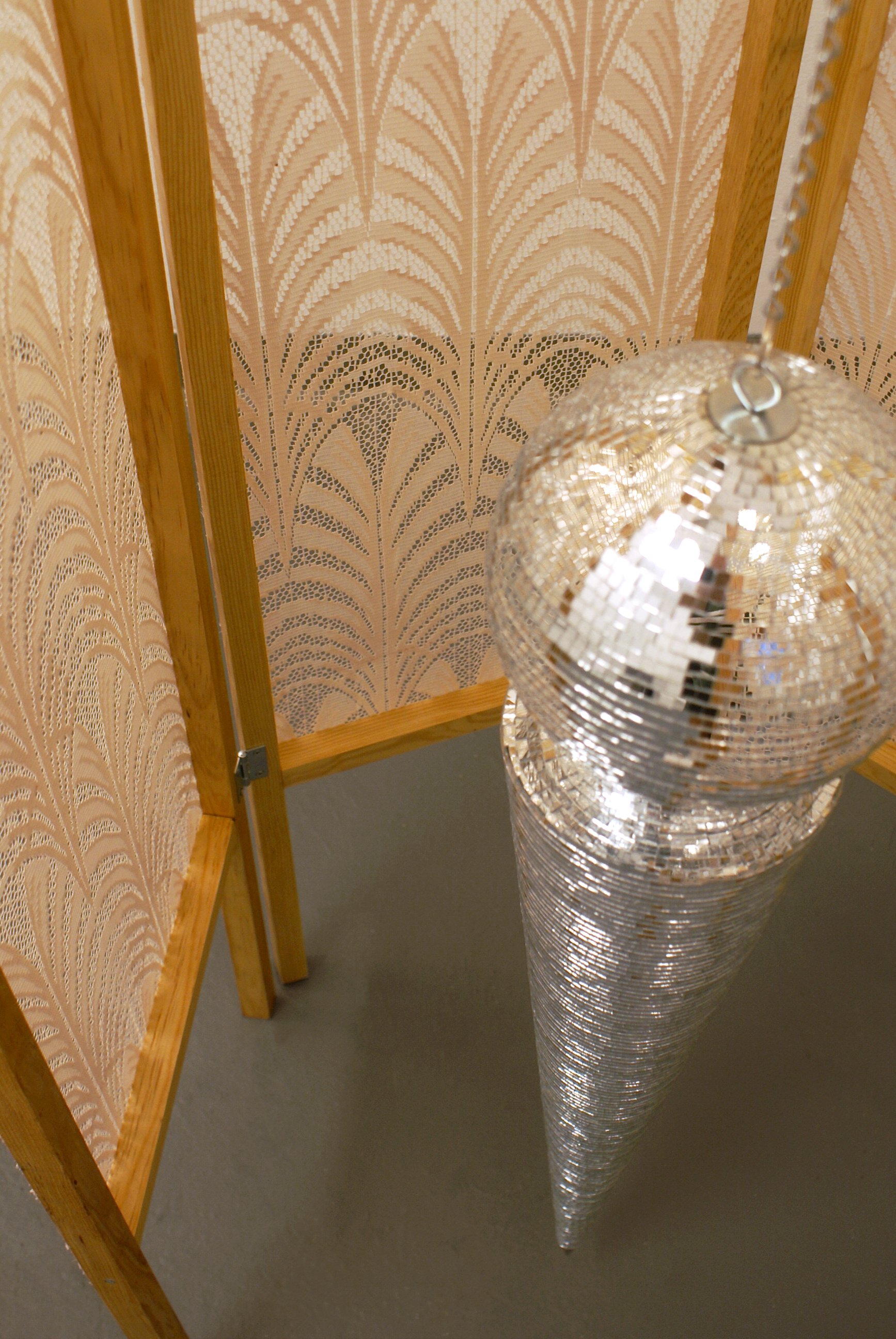 Detail of "Our Semiprivate Ecstasy" (2024) by Andrius Alvarez-Backus