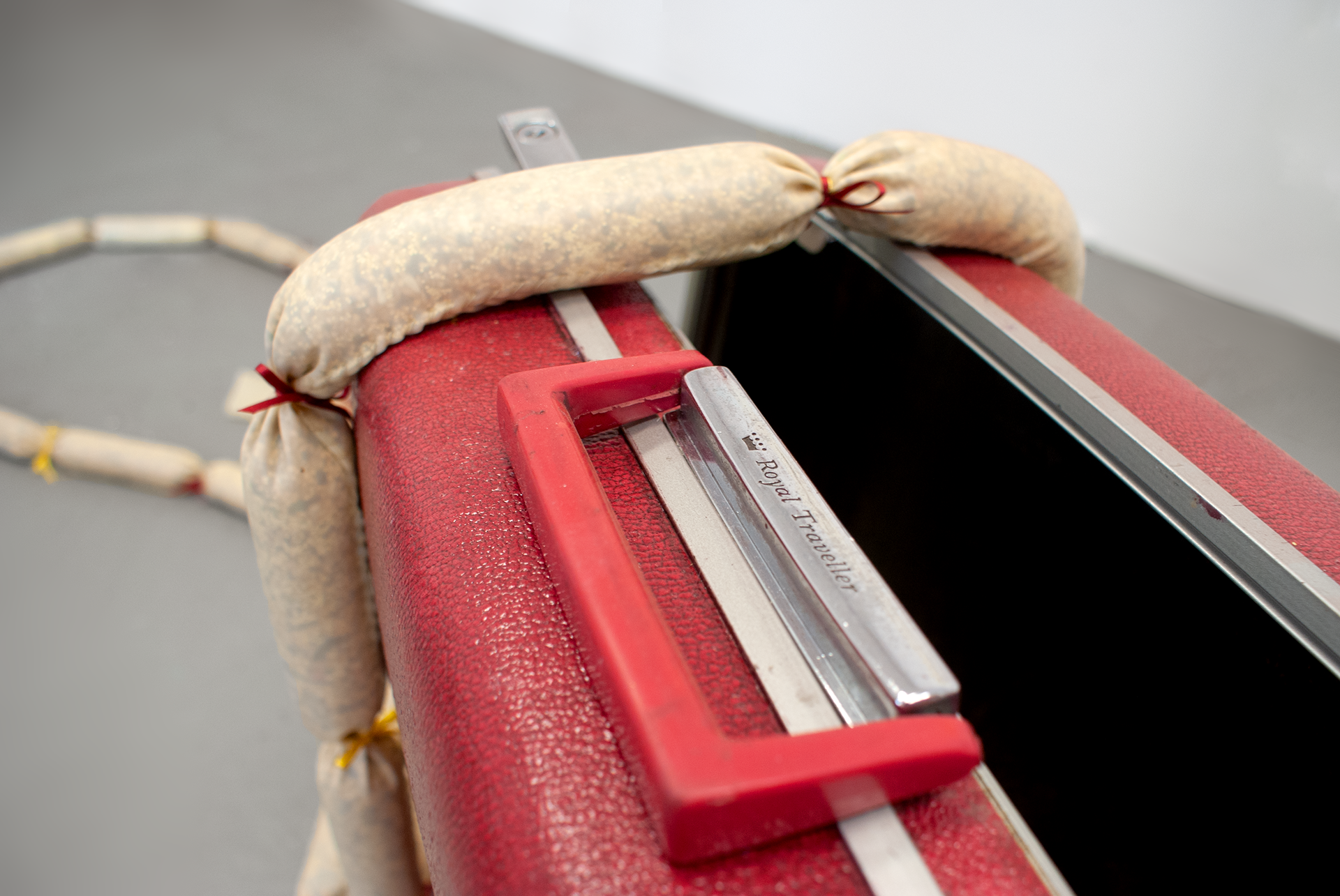 Detail of "Touch Me in the Morning" (2023) by Andrius Alvarez-Backus