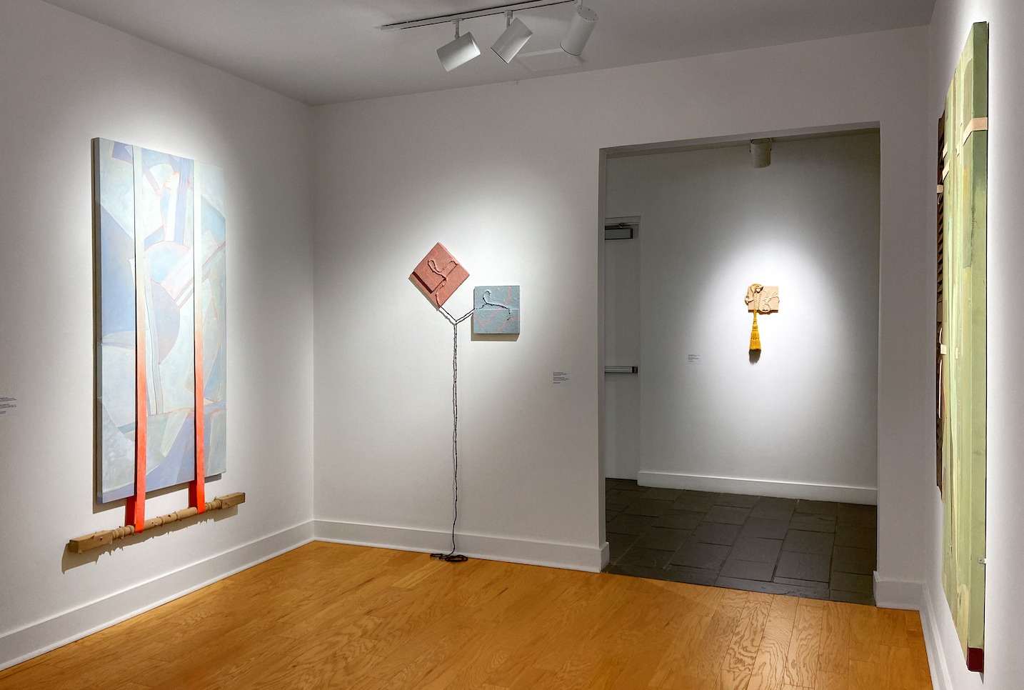 Installation view of "Desastre!" by Andrius Alvarez-Backus