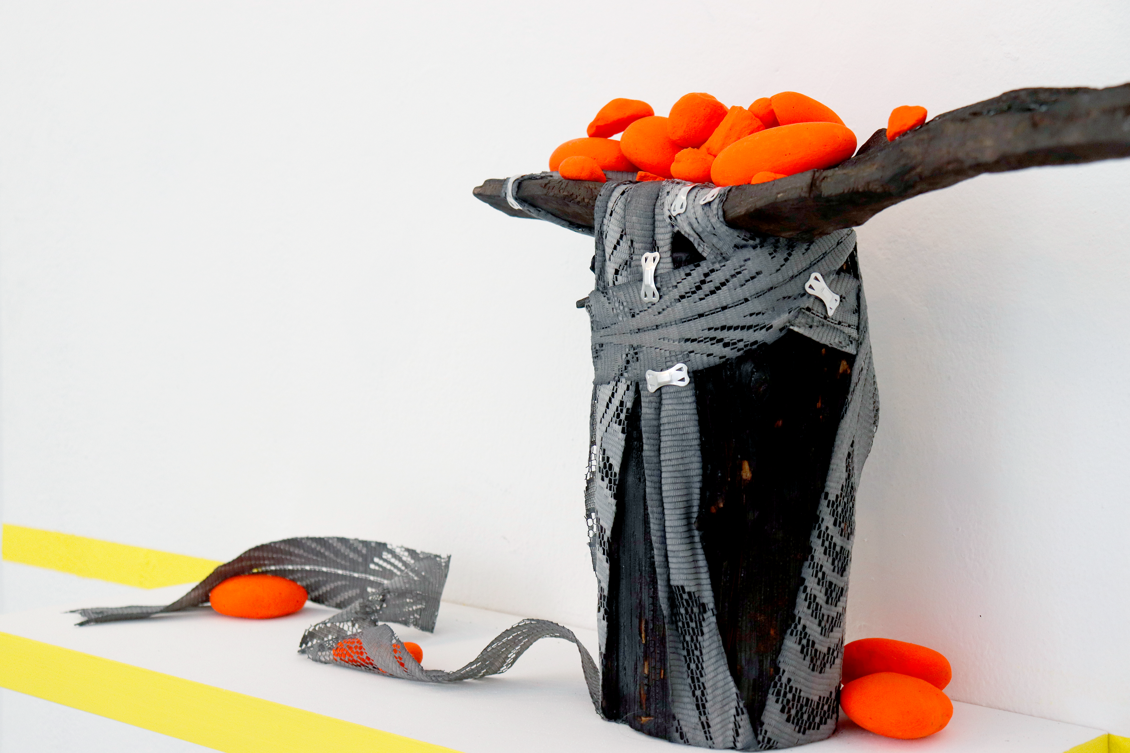 Detail of "Cauterize" (2023) by Andrius Alvarez-Backus