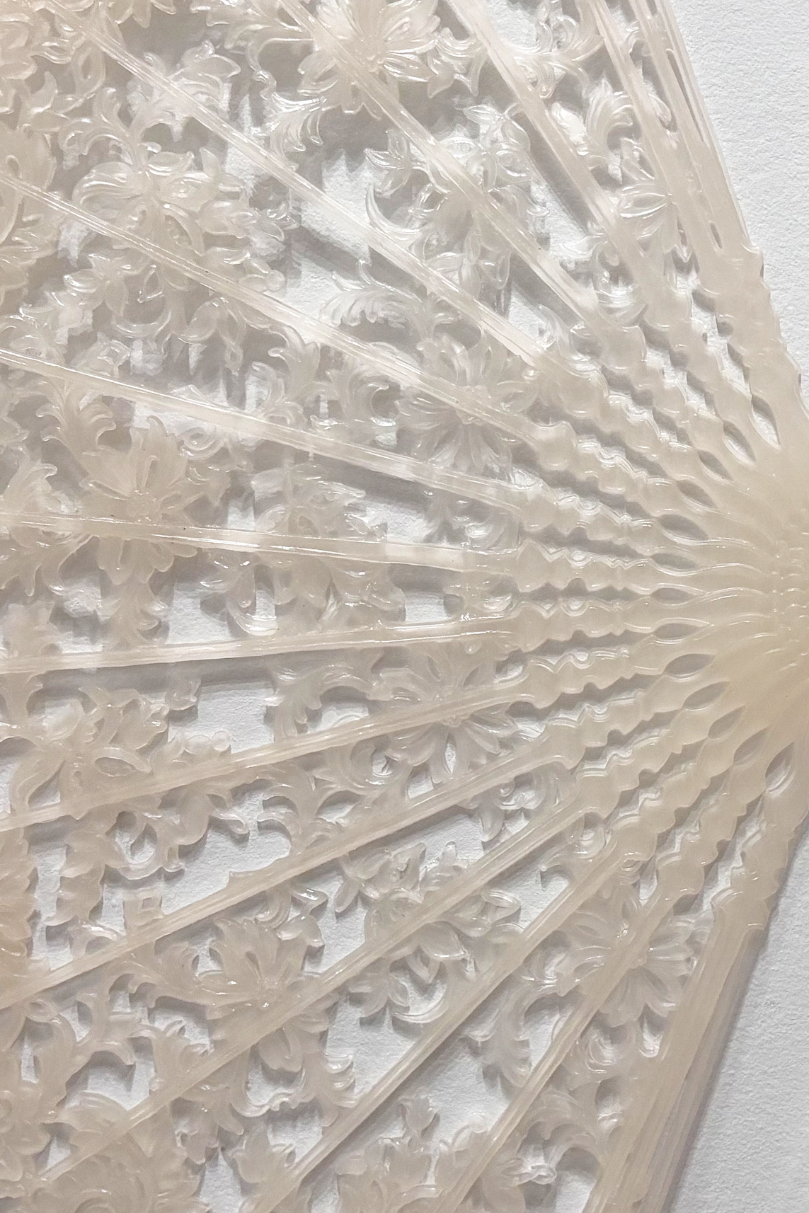 Detail of "Tomorrow I'll Be a Pretty Boy" (2024) by Andrius Alvarez-Backus