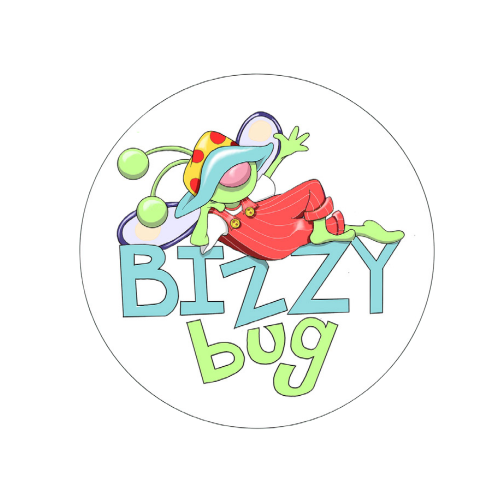 Bizzy is a small green bug with a big imagination.  See what Bizzy has created just for you.