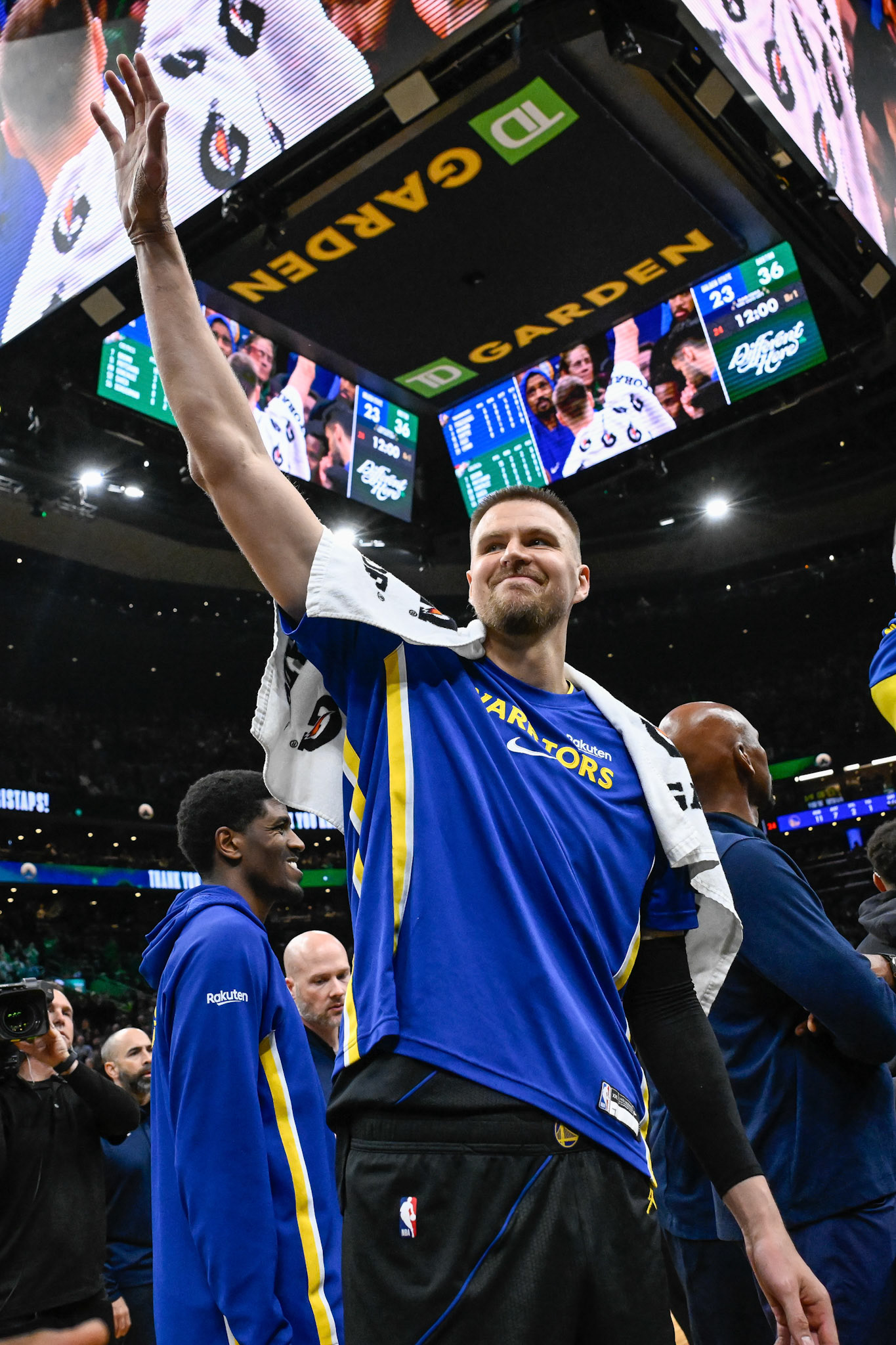 BOSTON, MA - MARCH 18, 2026: Boston Celtics vs Golden State Warriors at TD Garden (Photo by Keith Sliney).