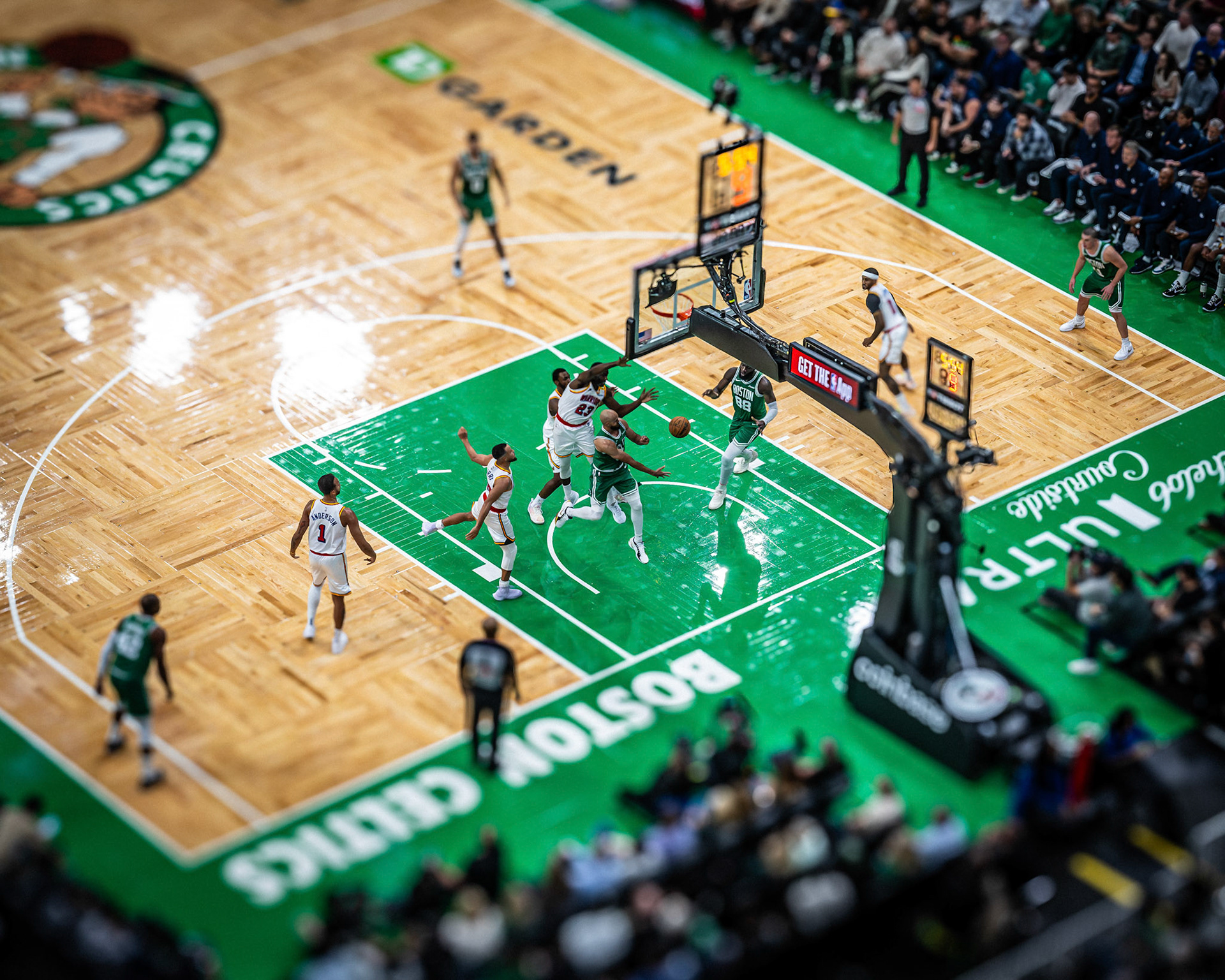 BOSTON, MA - NOVEMBER 6, 2024: Boston Celtics vs Golden State Warriors at TD Garden (Photo by Keith Sliney).