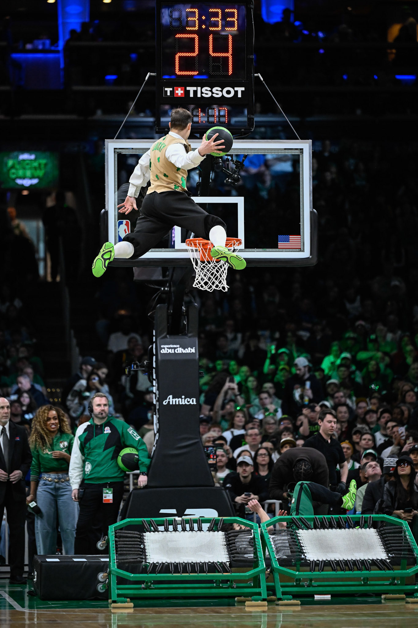BOSTON, MA - APRIL 6, 2025: Boston Celtics vs Washington Wizards at TD Garden (Photo by Keith Sliney).