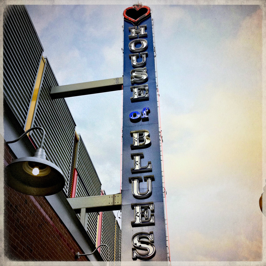 45. House of Blues Sign ••• Although not unique to Boston, the House of Blues opened it’s first club in Harvard Square in 1992. That location closed down a decade later. But in 2008, HOB returned to it’s roots and a better 50,000 square-foot venue opened just beyond Fenway’s green monster, where this giant blue sign towers over Lansdowne Street. (#45 of 100 in the Boston Signage Project)