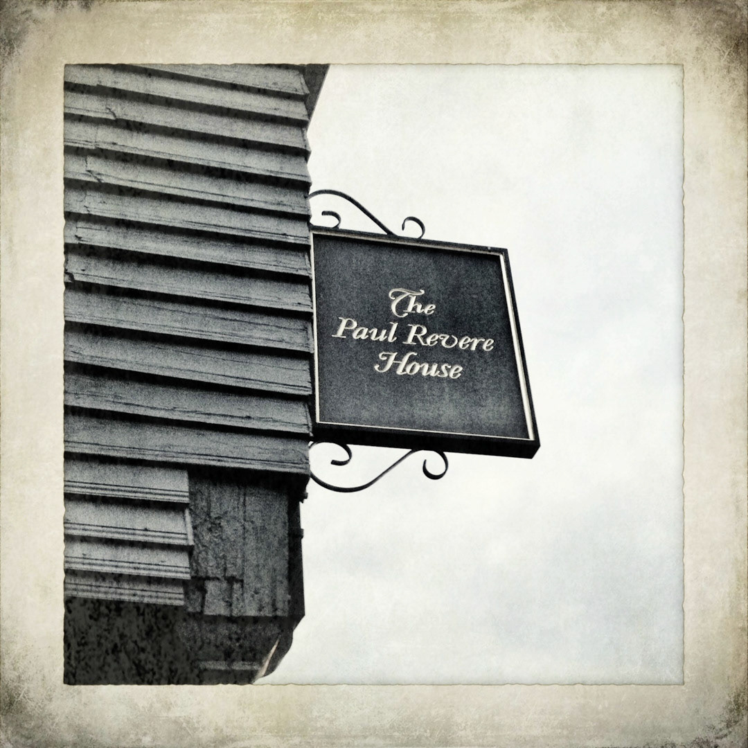 65. Paul Revere House Sign ••• The Paul Revere House sign is a simple, elegant symbol, much like the old colonial house it's attached to. It was built in 1680, and a hundred years later it was home to the man who took that famous midnight ride. Much of the tiny dwelling in the north end is original, and for 3 bucks you can take a tour and see it first hand. (#65 of 100 in the Boston Signage Project)
