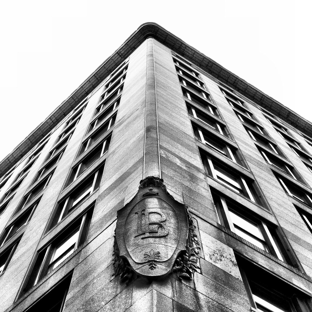 39. Lawyers Building Sign ••• Built in 1929 one block from the State House, this 12-story structure was the original home of the Boston College Law School. The LB stands for "Lawyers Building". (#39 of 100 in the Boston Signage Project)
