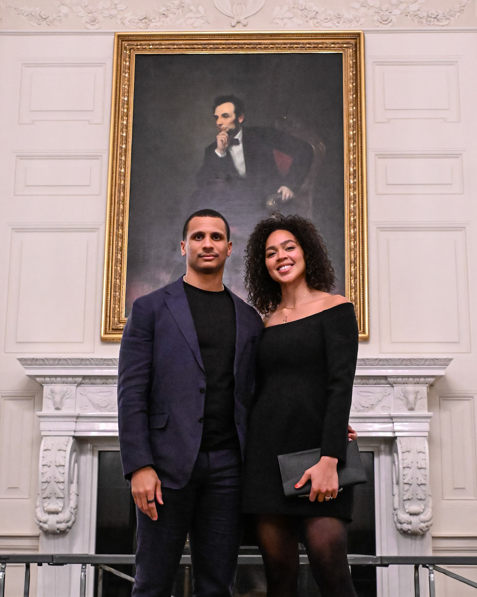 WASHINGTON DC - NOVEMBER 21, 2024: Boston Celtics visit the President Joe Biden at White House in Washington DC to celebrate their 2024 NBA Championship (Photo by Keith Sliney).