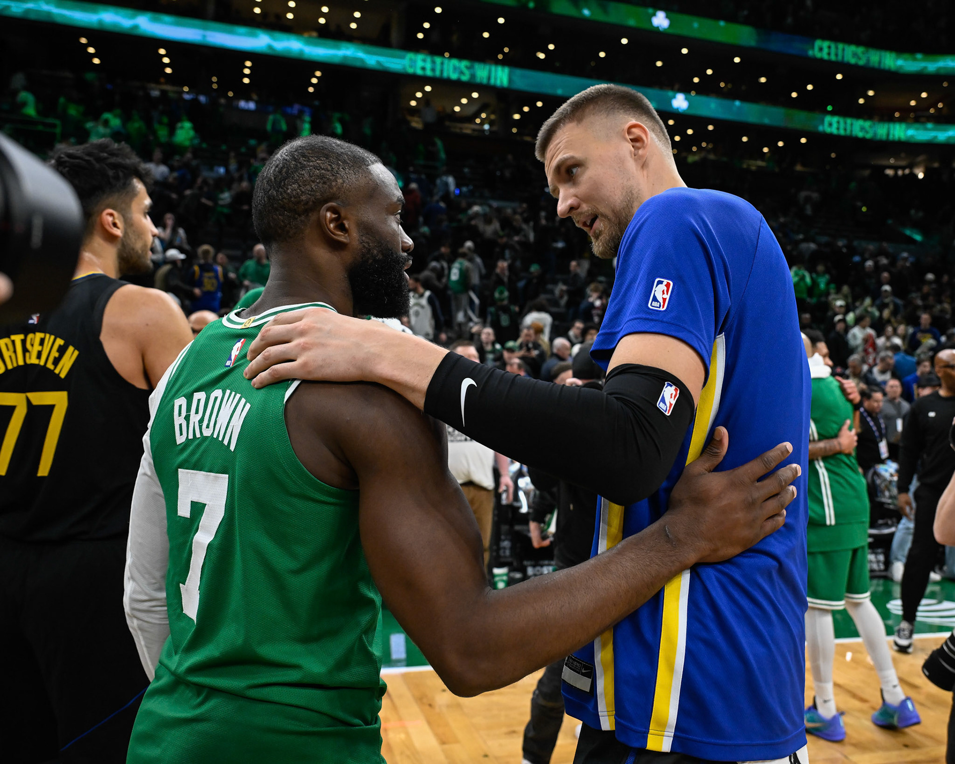 BOSTON, MA - MARCH 18, 2026: Boston Celtics vs Golden State Warriors at TD Garden (Photo by Keith Sliney).