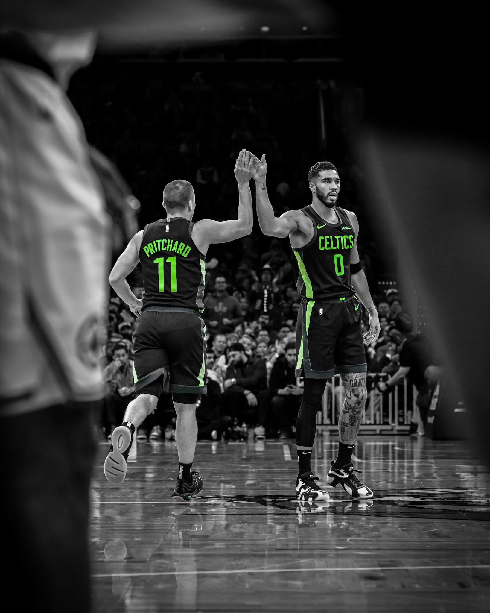 BOSTON, MA - NOVEMBER 25, 2024: Boston Celtics vs LA Clippers at TD Garden (Photo by Keith Sliney).