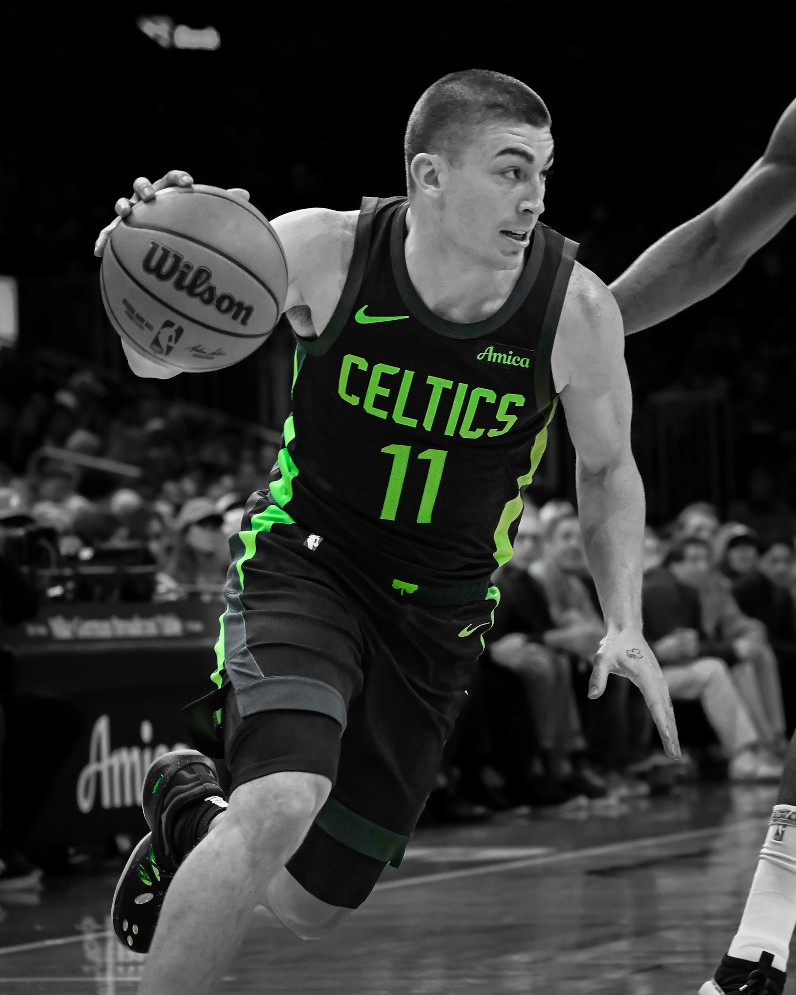 BOSTON, MA - NOVEMBER 25, 2024: Boston Celtics vs LA Clippers at TD Garden (Photo by Keith Sliney).
