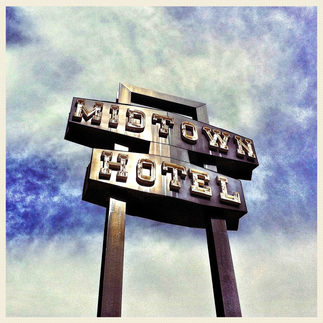 69. Midtown Hotel Sign ••• You won't find too many vintage neon in the Back Bay area, but a couple of blocks away from Fenway Park on Huntington Ave is the Midtown Hotel, a no-frills mid-range place with a cool old-school sign. (#69 of 100 in the Boston Signage Project)