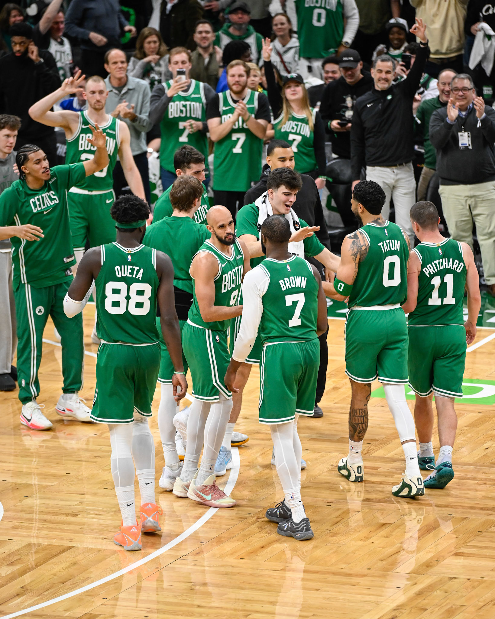 BOSTON, MA - MARCH 6, 2026: Boston Celtics vs Dallas Mavericks at TD Garden (Photo by Keith Sliney).