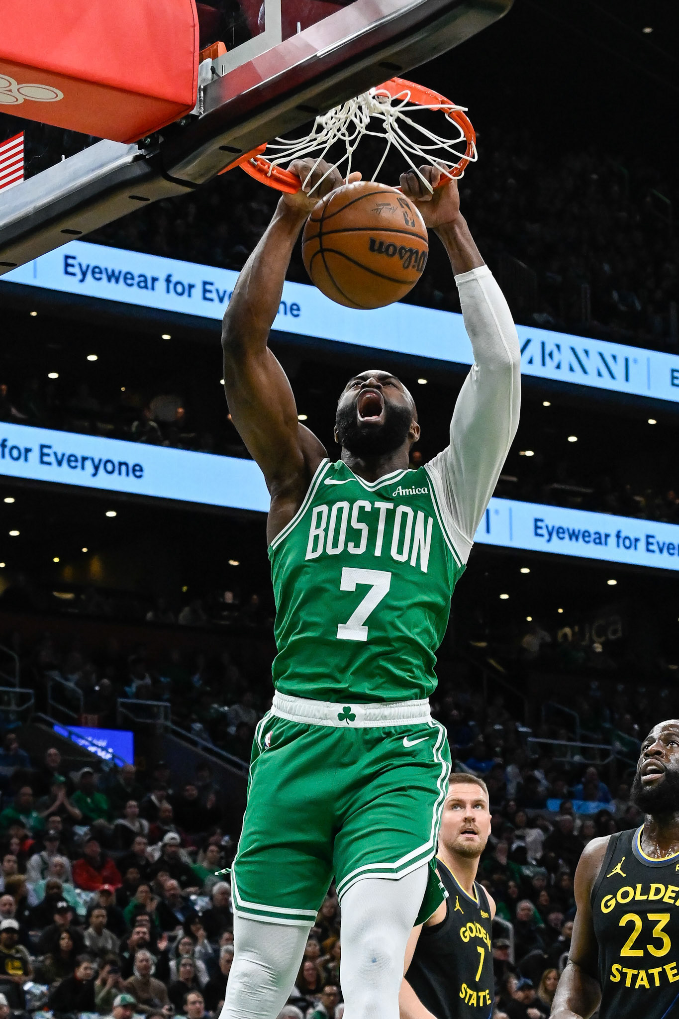 BOSTON, MA - MARCH 18, 2026: Boston Celtics vs Golden State Warriors at TD Garden (Photo by Keith Sliney).