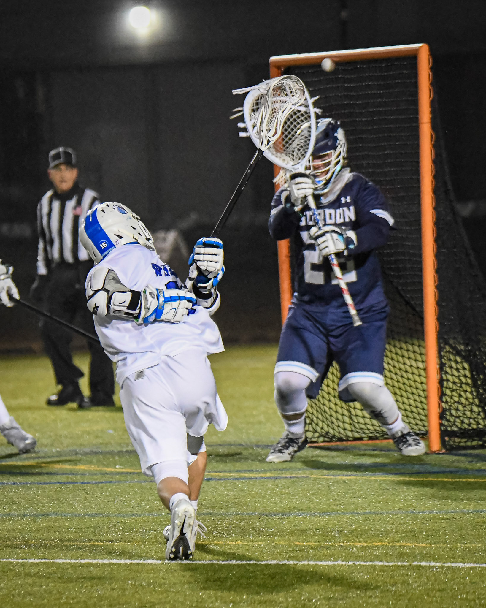 NORTON, MA - FEBRUARY 26, 2020: Wheaton College Lacrosse vs Gordon College (Photo by Keith Sliney).