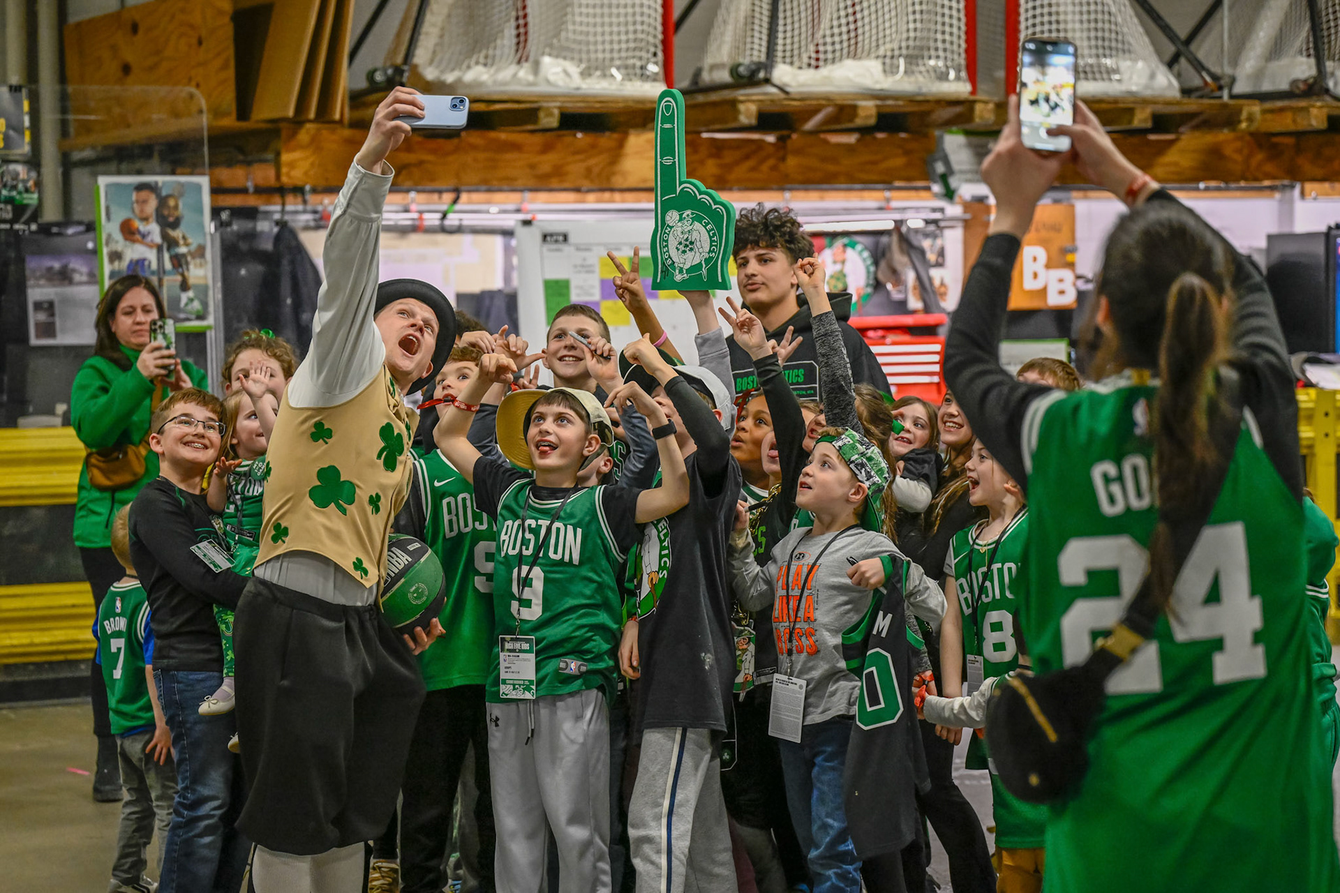 BOSTON, MA - APRIL 2, 2025: Boston Celtics vs Miami Heat at TD Garden (Photo by Keith Sliney).