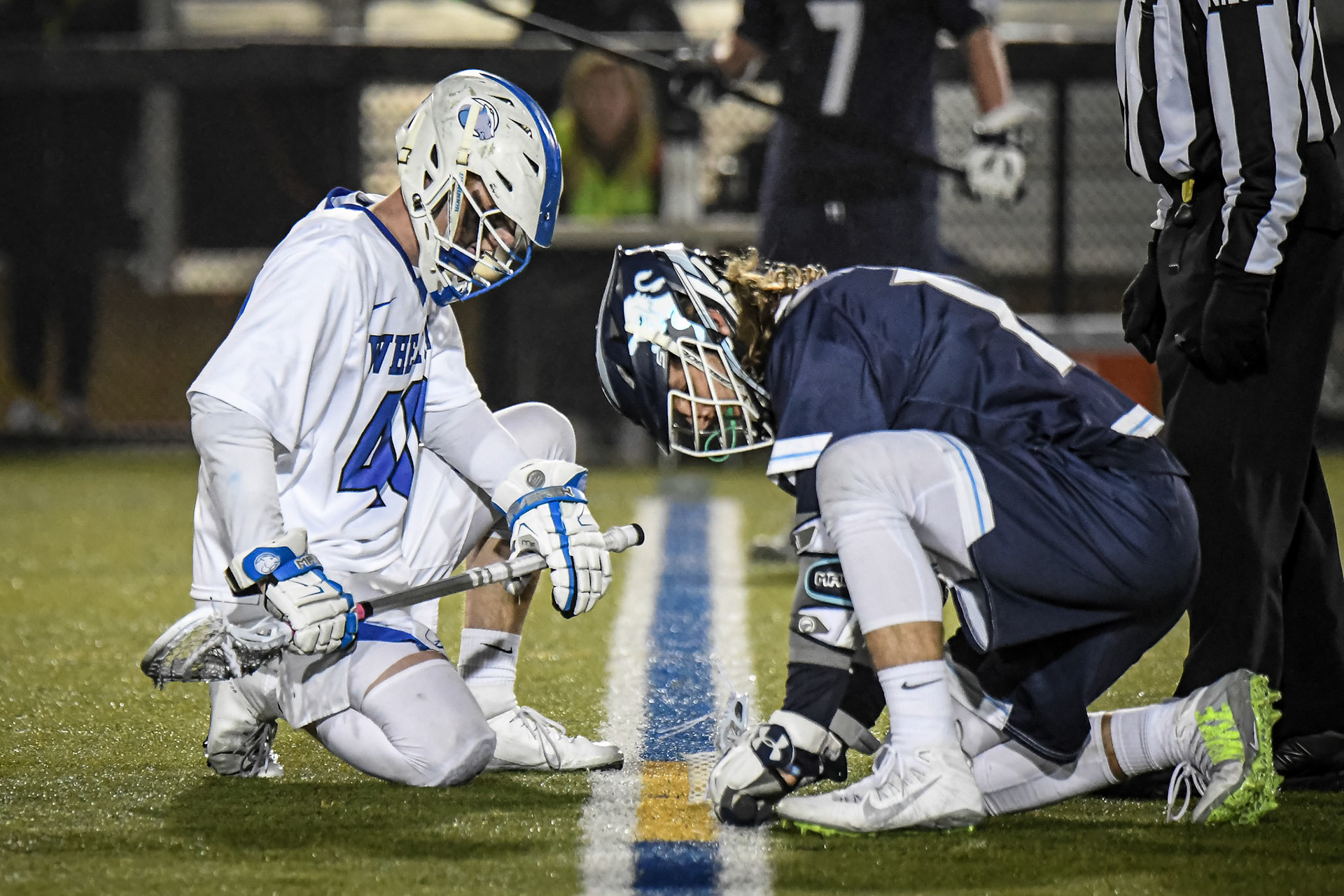 NORTON, MA - FEBRUARY 26, 2020: Wheaton College Lacrosse vs Gordon College (Photo by Keith Sliney).