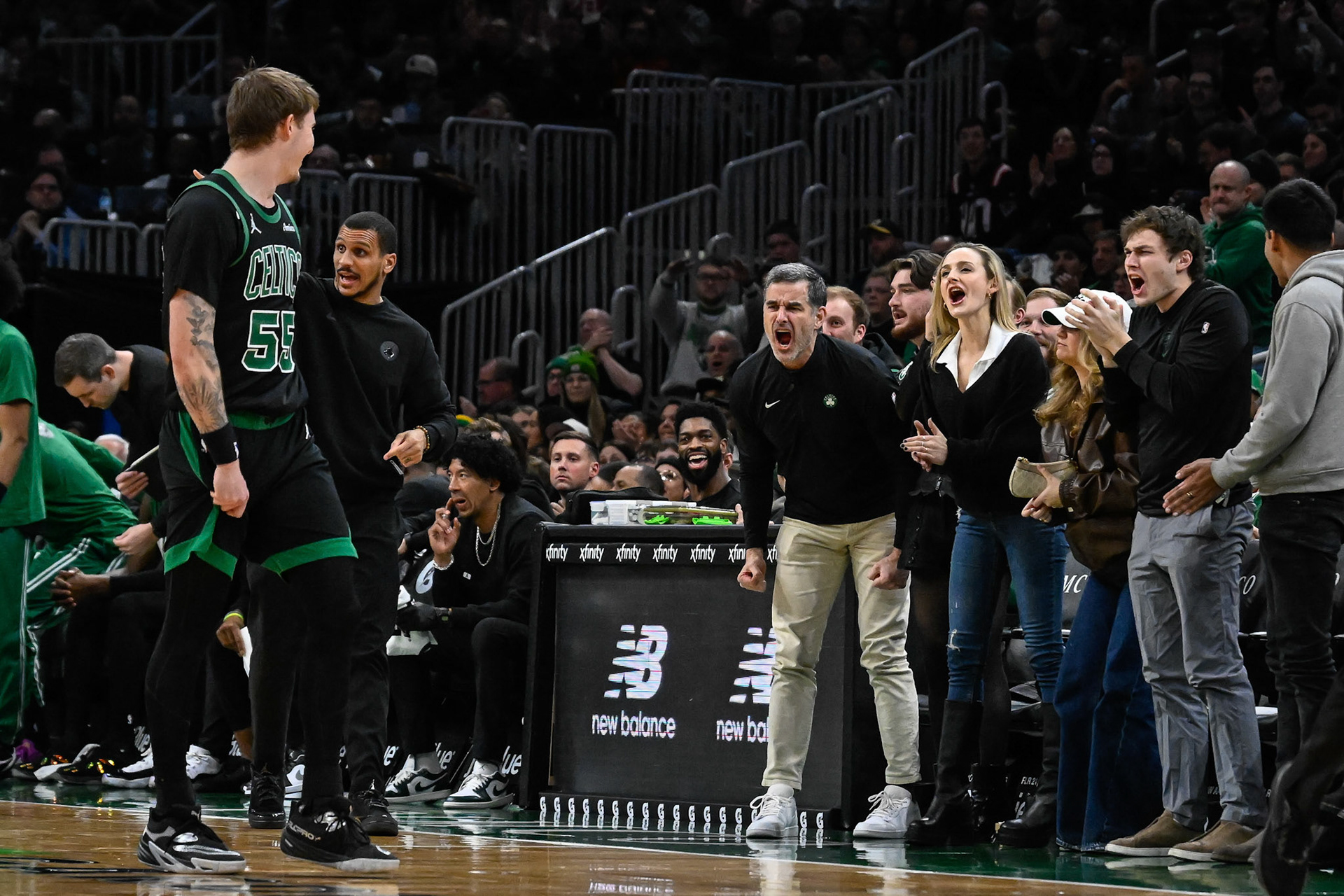 BOSTON, MA - FEBRUARY 6, 2026: Boston Celtics vs Miami Heat at TD Garden (Photo by Keith Sliney): Boston Celtics vs Miami Heat at TD Garden (Photo by Keith Sliney).