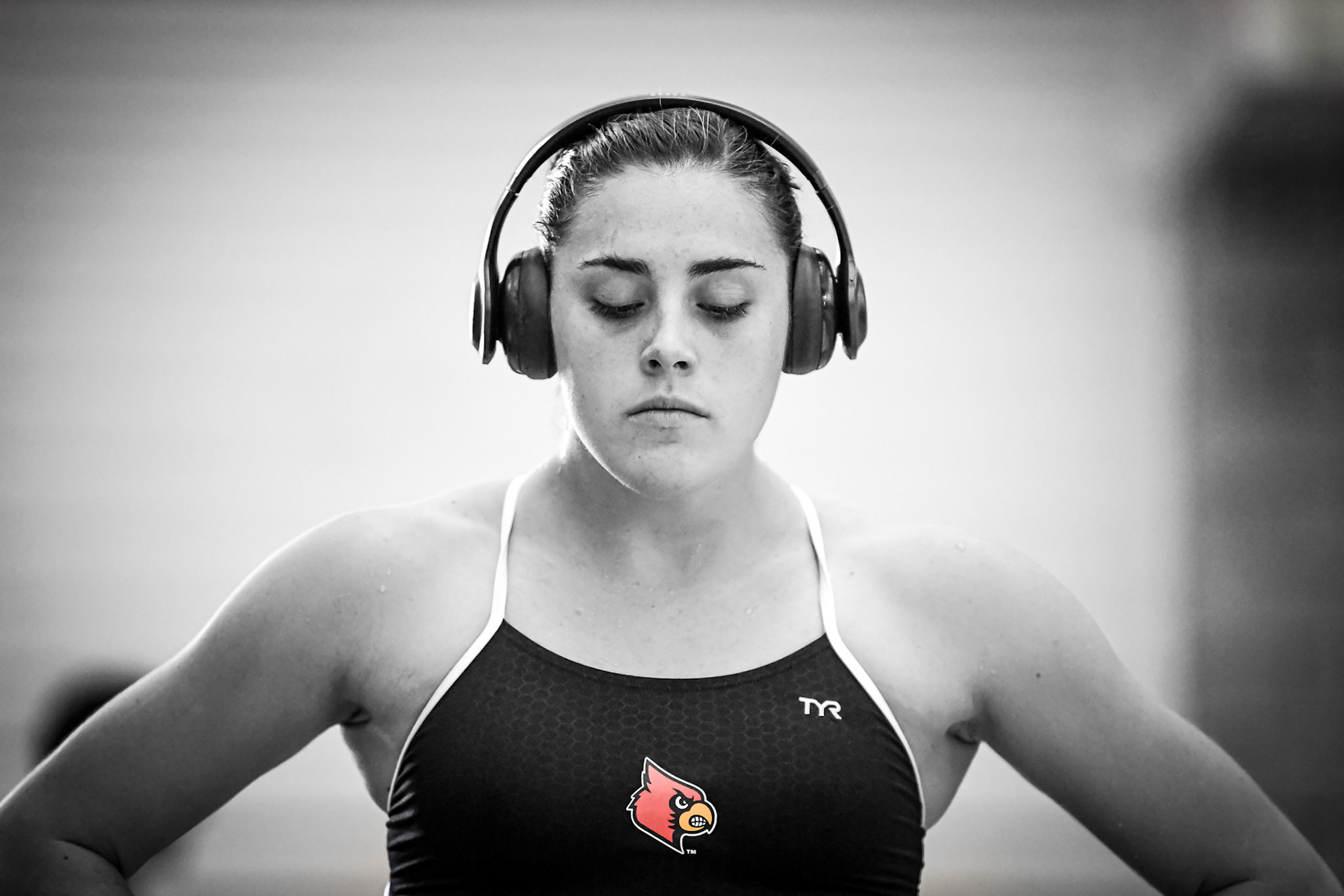 LOUISVILLE, KY - OCTOBERT 4, 2019: University of Louisville Swim &amp; Dive vs Xavier (Photo by Keith Sliney).