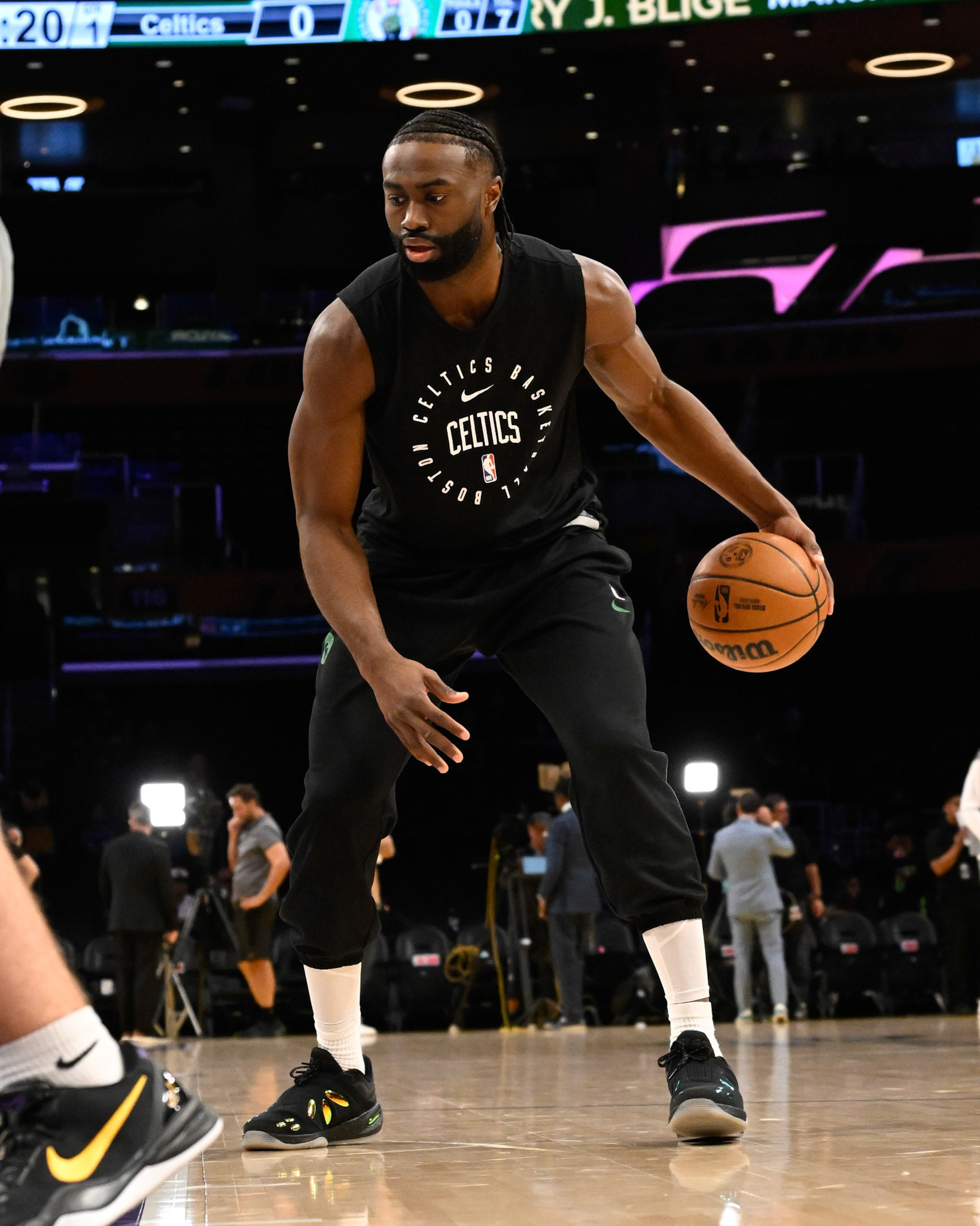 LOS ANGELES, CA - JANUARY 23, 2025: Boston Celtics vs LA Lakers at Crypto.com Arena (Photo by Keith Sliney).