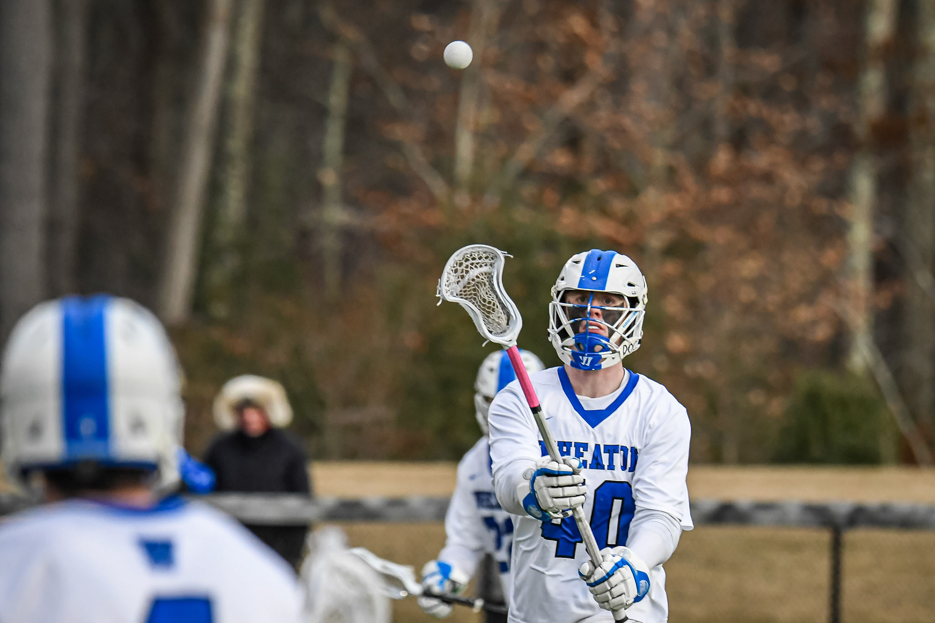 NORTON, MA - FEBRUARY 29, 2020: Wheaton College Lacrosse vs Johnson &amp; Wales University (Photo by Keith Sliney).