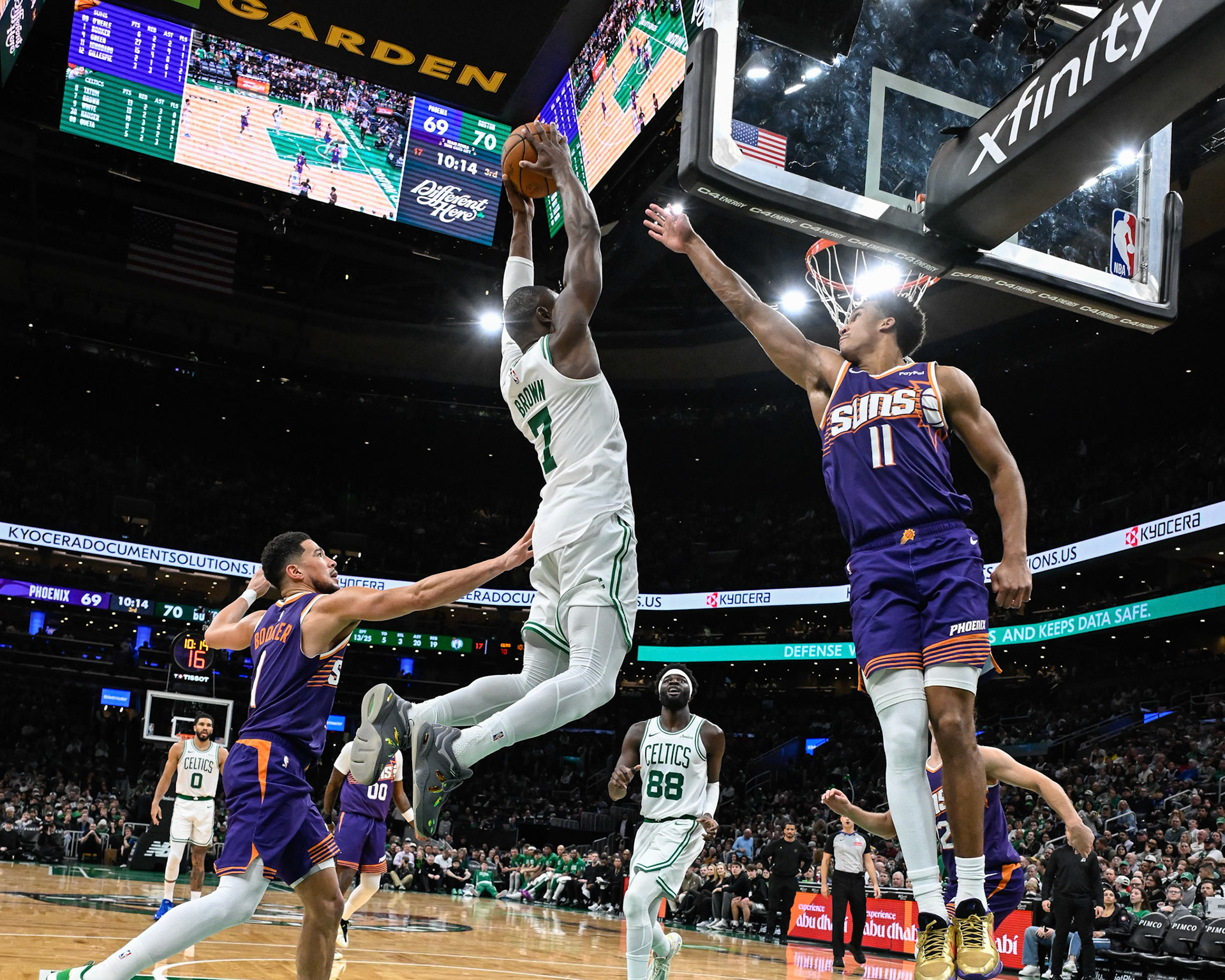 BOSTON, MA - MARCH 16, 2026: Boston Celtics vs Phoenix Suns at TD Garden (Photo by Keith Sliney).