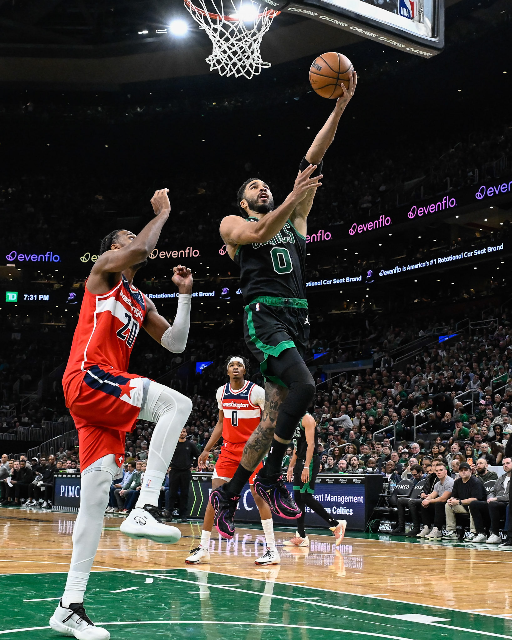 BOSTON, MA - MARCH 14, 2026: Boston Celtics vs Washington Wizards at TD Garden (Photo by Keith Sliney).