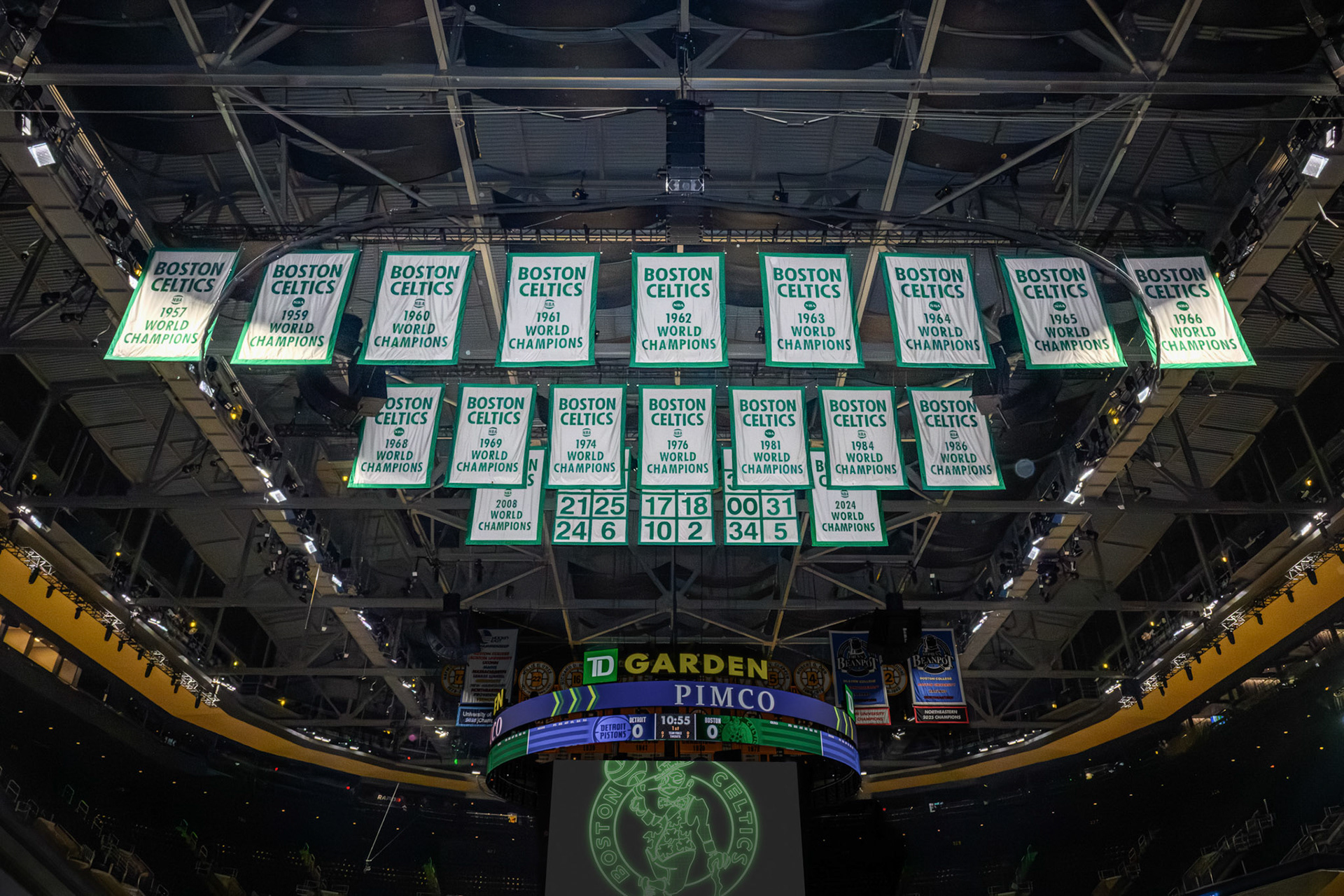 BOSTON, MA - DECEMBER 15, 2025: Boston Celtics vs Detroit Pistons at TD Garden (Photo by Keith Sliney).