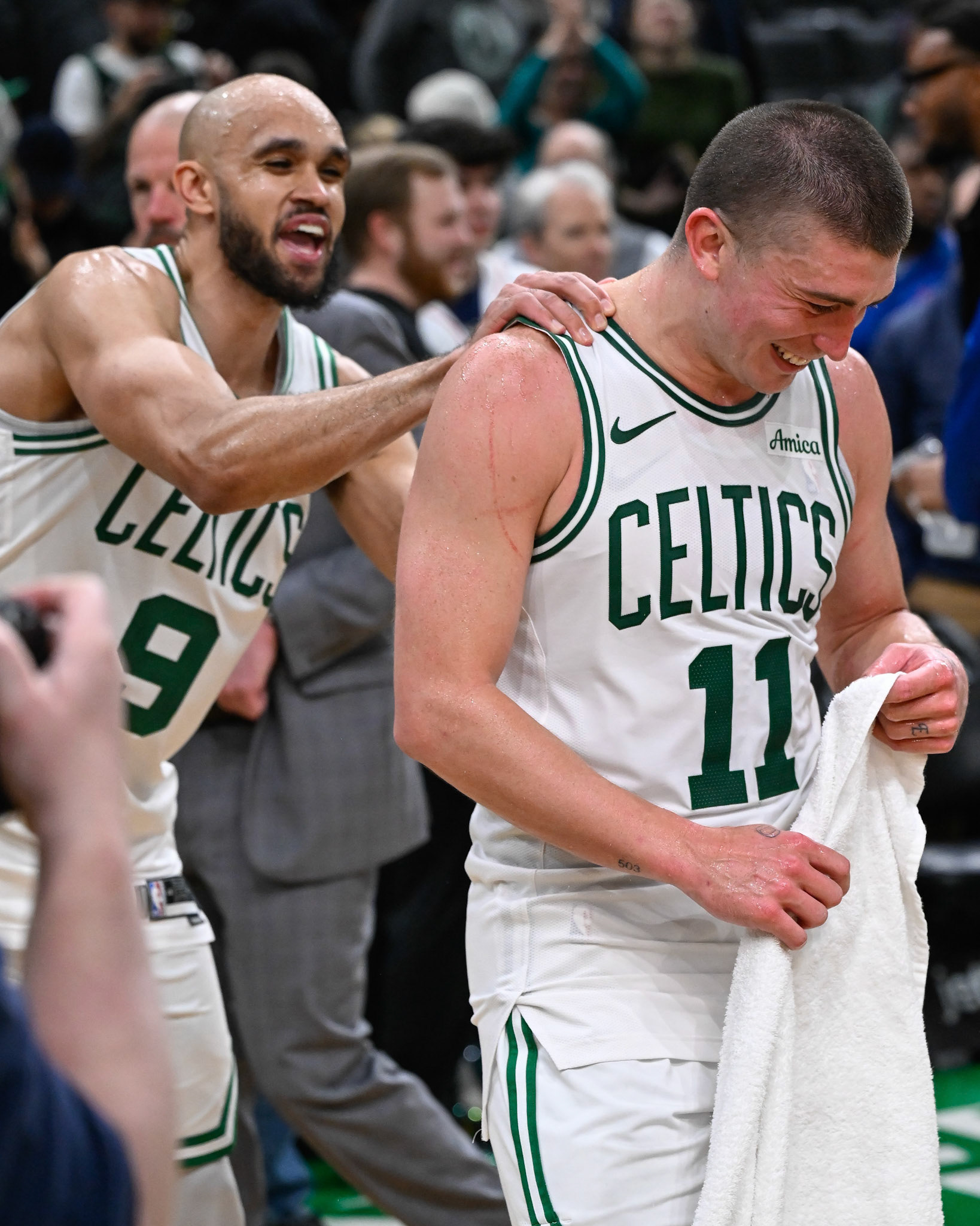 BOSTON, MA - MARCH 5, 2025: Boston Celtics vs Portland Trailblazers at TD Garden (Photo by Keith Sliney).