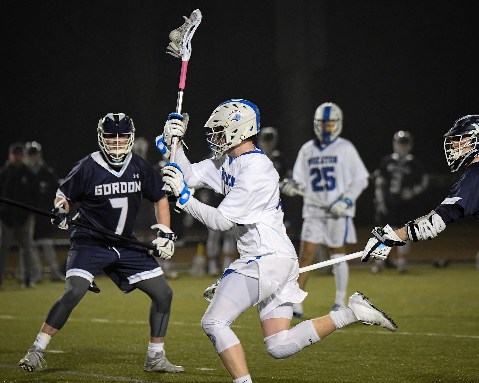 NORTON, MA - FEBRUARY 26, 2020: Wheaton College Lacrosse vs Gordon College (Photo by Keith Sliney).