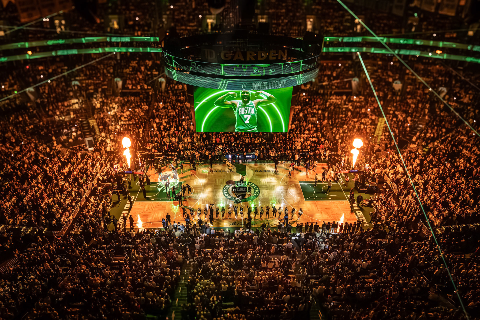 BOSTON, MA - MAY 2, 2026: Boston Celtics vs Philadelphia 76ers in Round 1 Game 7 of the 2026 NBA Playoffs at TD Garden (Photo by Keith Sliney).