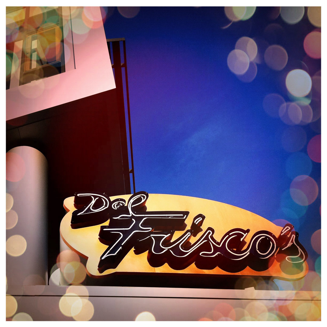 48. Del Friscos Sign ••• Although Del Frisco's has only been here since early 2011, it already has a reputation of serving some of the best food in the city, along with a spectacular view off of newly renovated Liberty Wharf. (#48 of 100 in the Boston Signage Project)