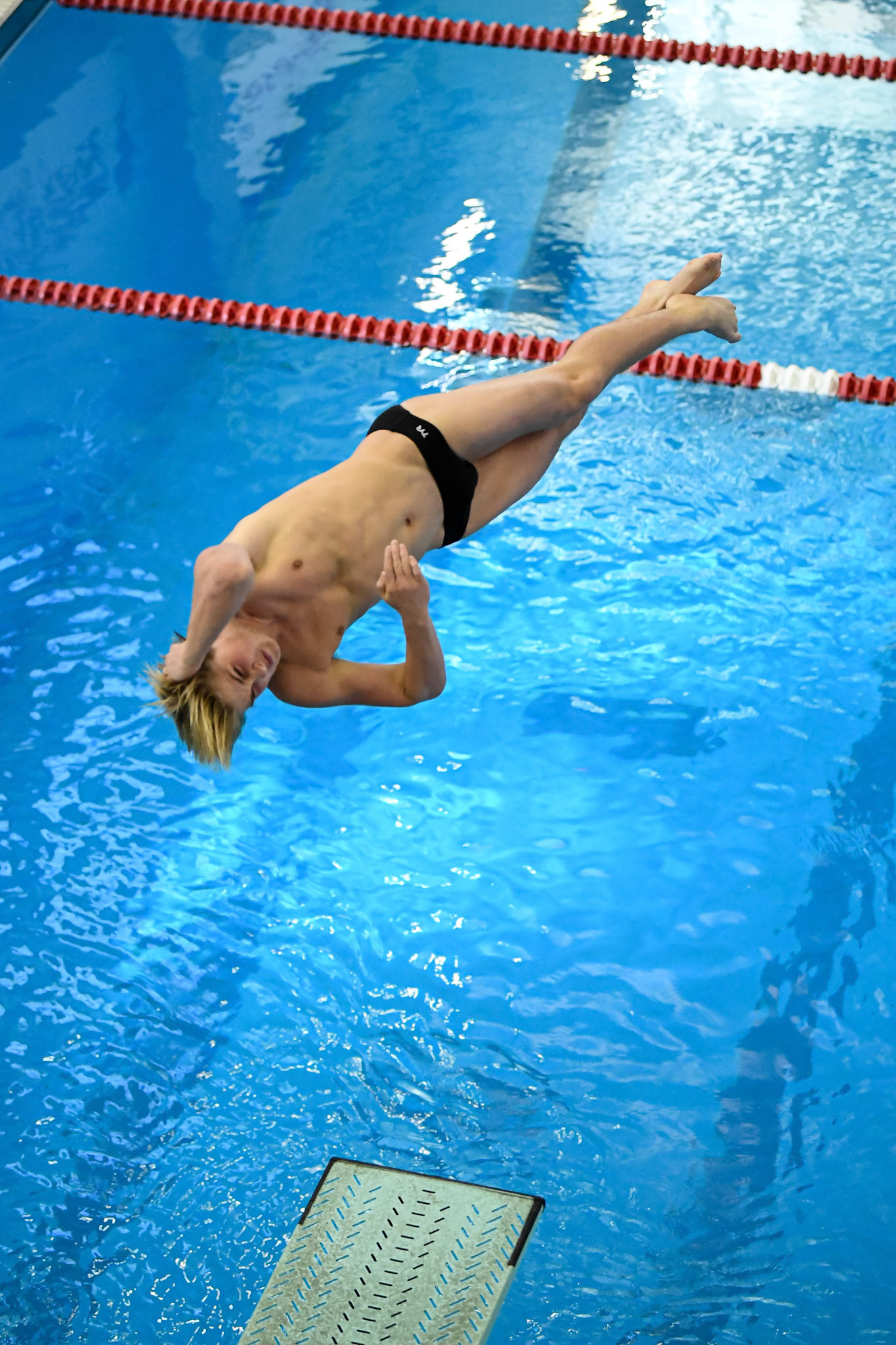 LOUISVILLE, KY - OCTOBERT 4, 2019: University of Louisville Swim &amp; Dive vs Xavier (Photo by Keith Sliney).