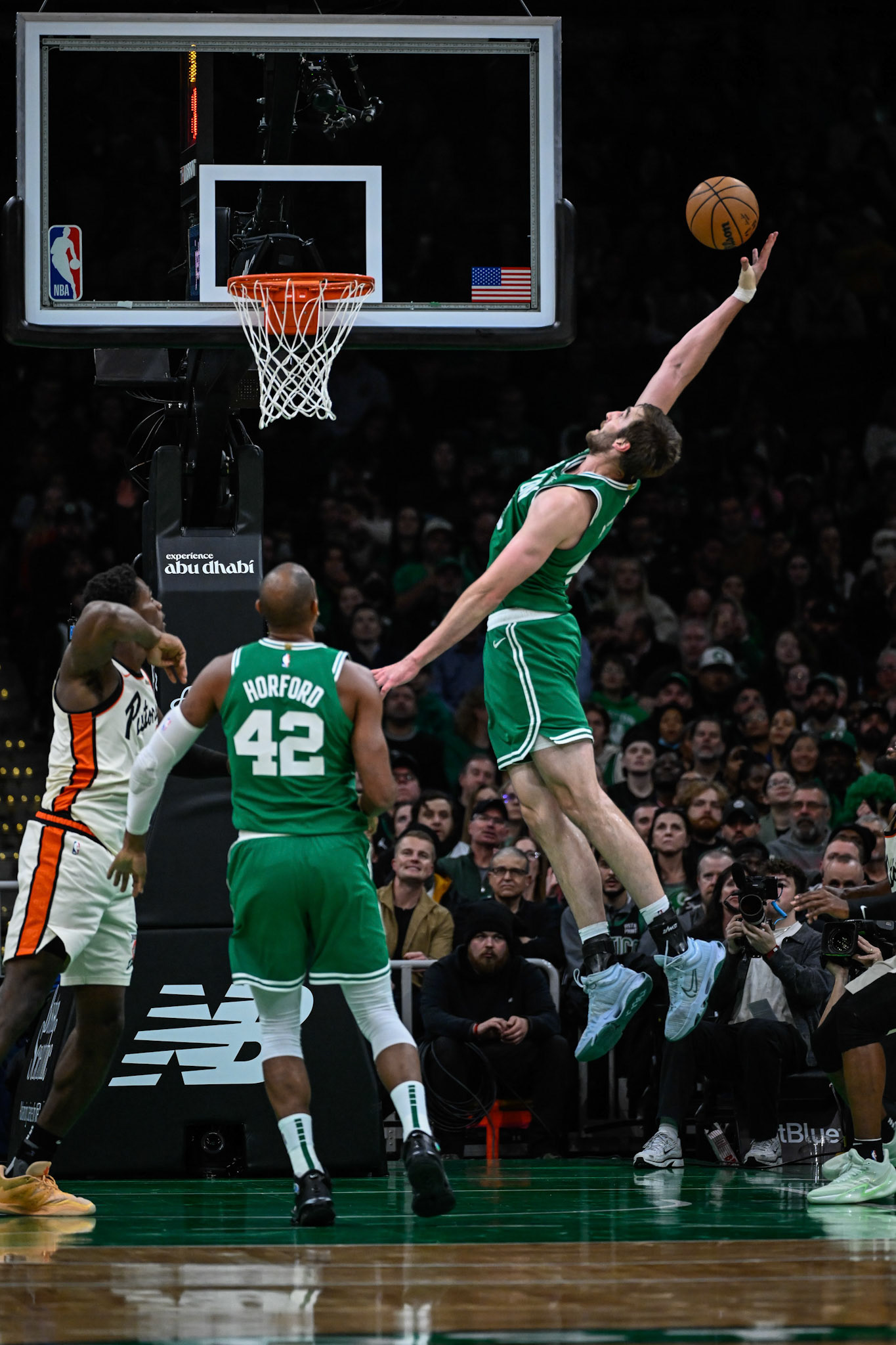 BOSTON, MA - DECEMBER 4, 2024: Boston Celtics vs Detroit Pistons at TD Garden (Photo by Keith Sliney).