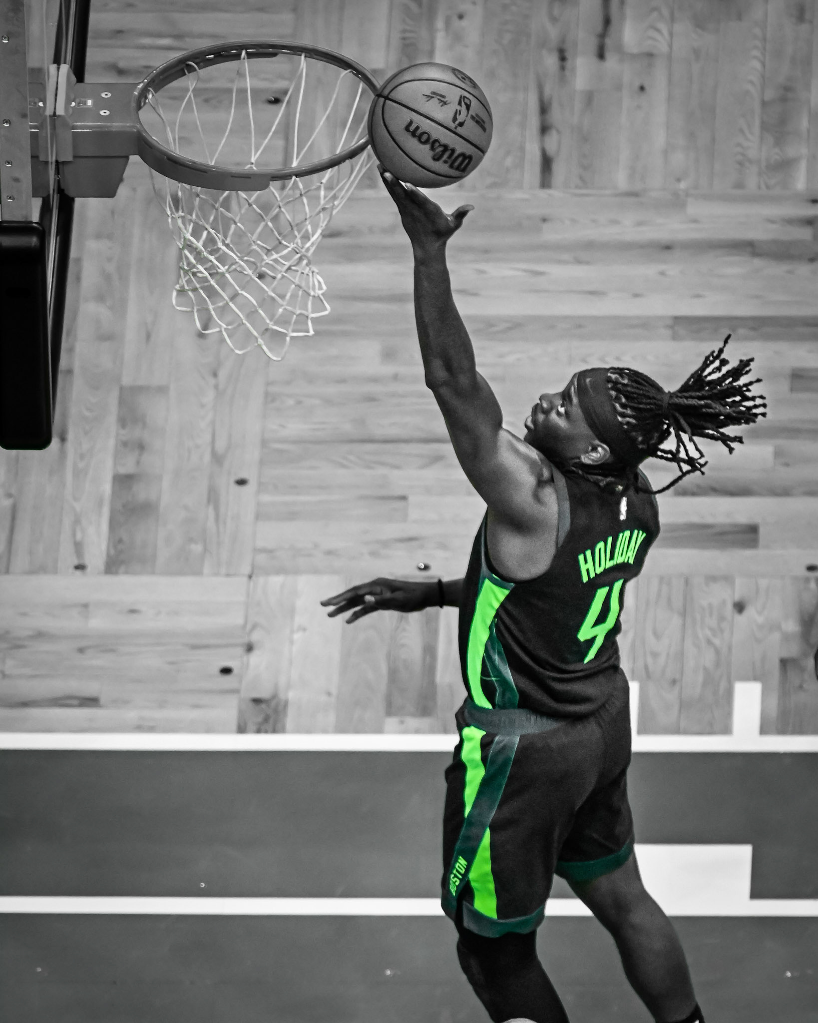 BOSTON, MA - DECEMBER 6, 2024: Boston Celtics vs Milwaukee Bucks at TD Garden (Photo by Keith Sliney).