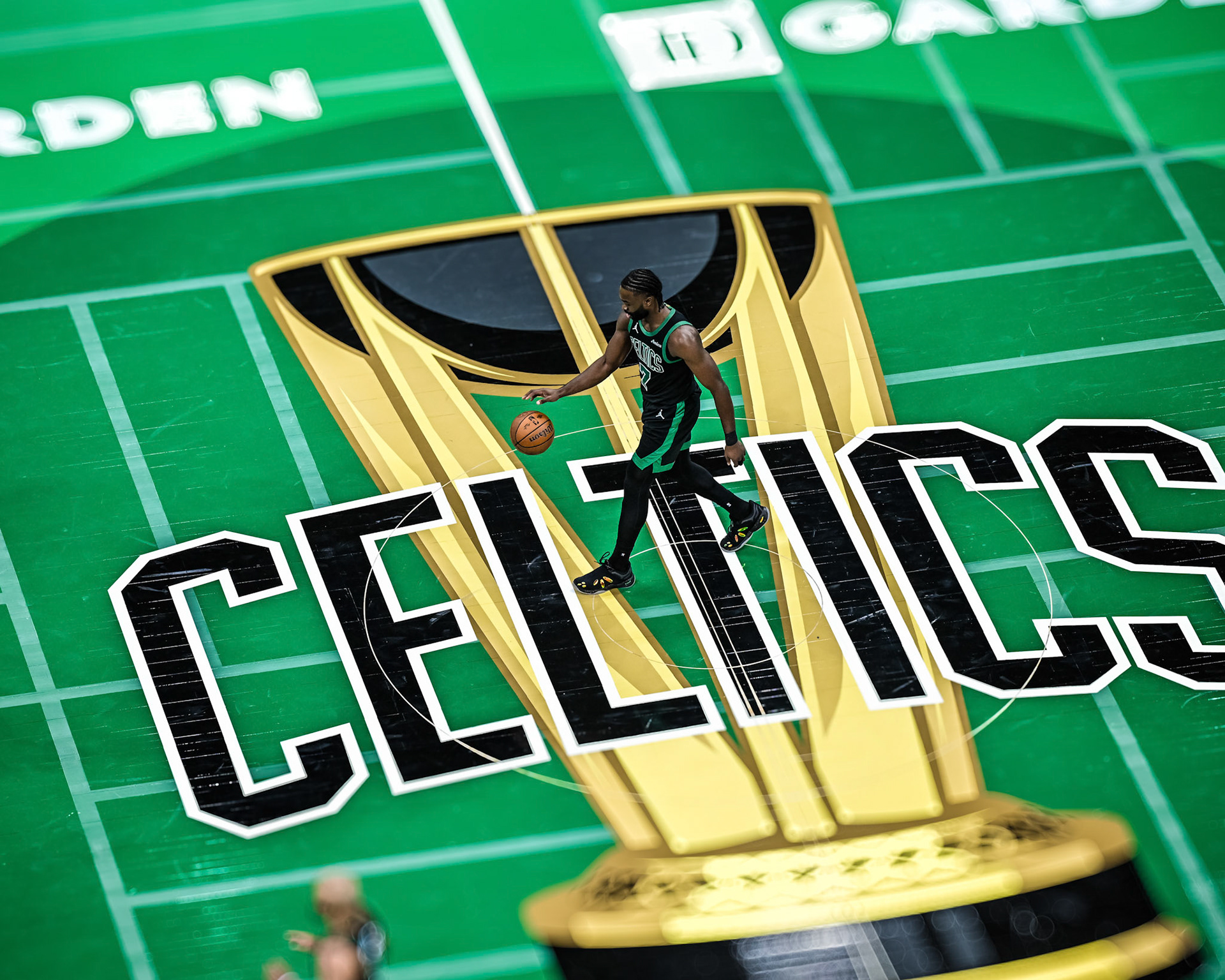 BOSTON, MA - NOVEMBER 12, 2024: Boston Celtics vs Atlanta Hawks in an NBA Cup game at TD Garden (Photo by Keith Sliney).