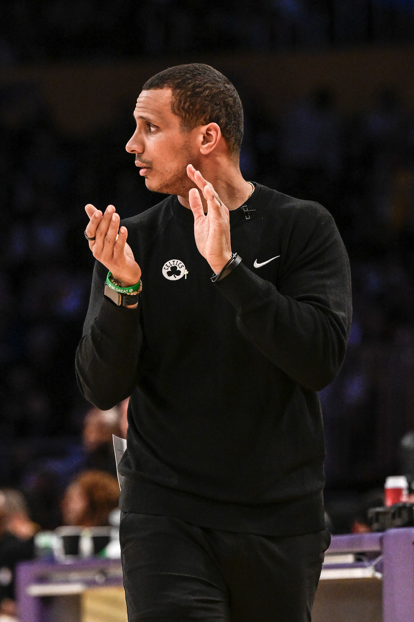 LOS ANGELES, CA - JANUARY 23, 2025: Boston Celtics vs LA Lakers at Crypto.com Arena (Photo by Keith Sliney).