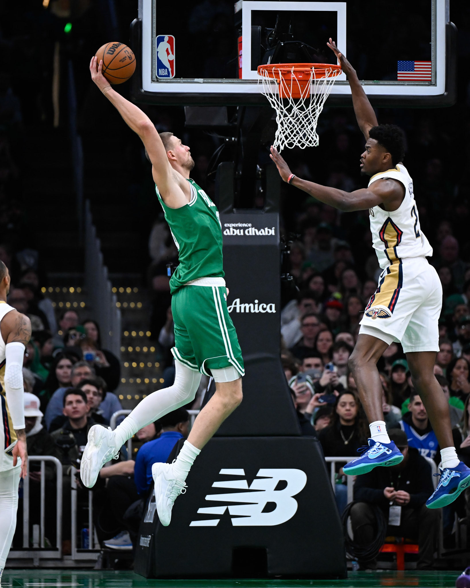 BOSTON, MA - JANUARY 12, 2025: Boston Celtics vs New Orleans Pelicans at TD Garden (Photo by Keith Sliney).