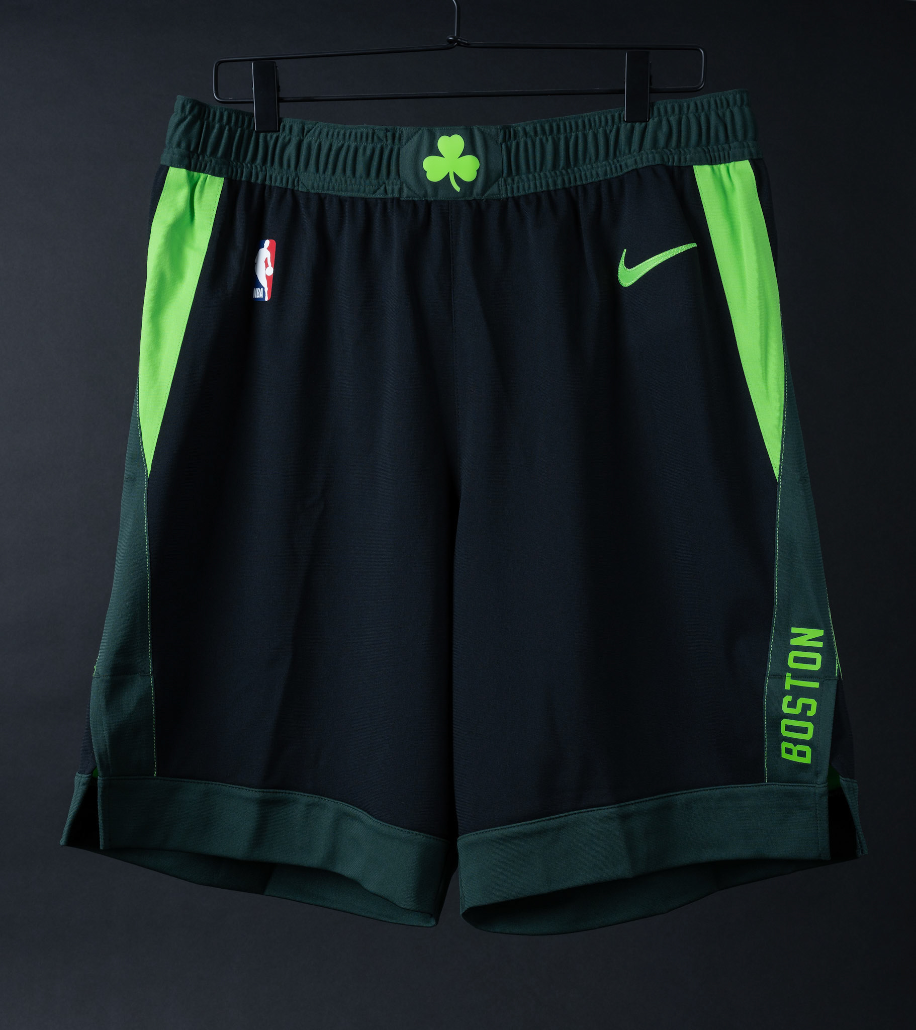 BRADFORD, MA - NOVEMBER 2, 2024: Product photography shoot of Celtics 24-25 City Edition Uniforms at Valyrian Studio (Photo by Keith Sliney).