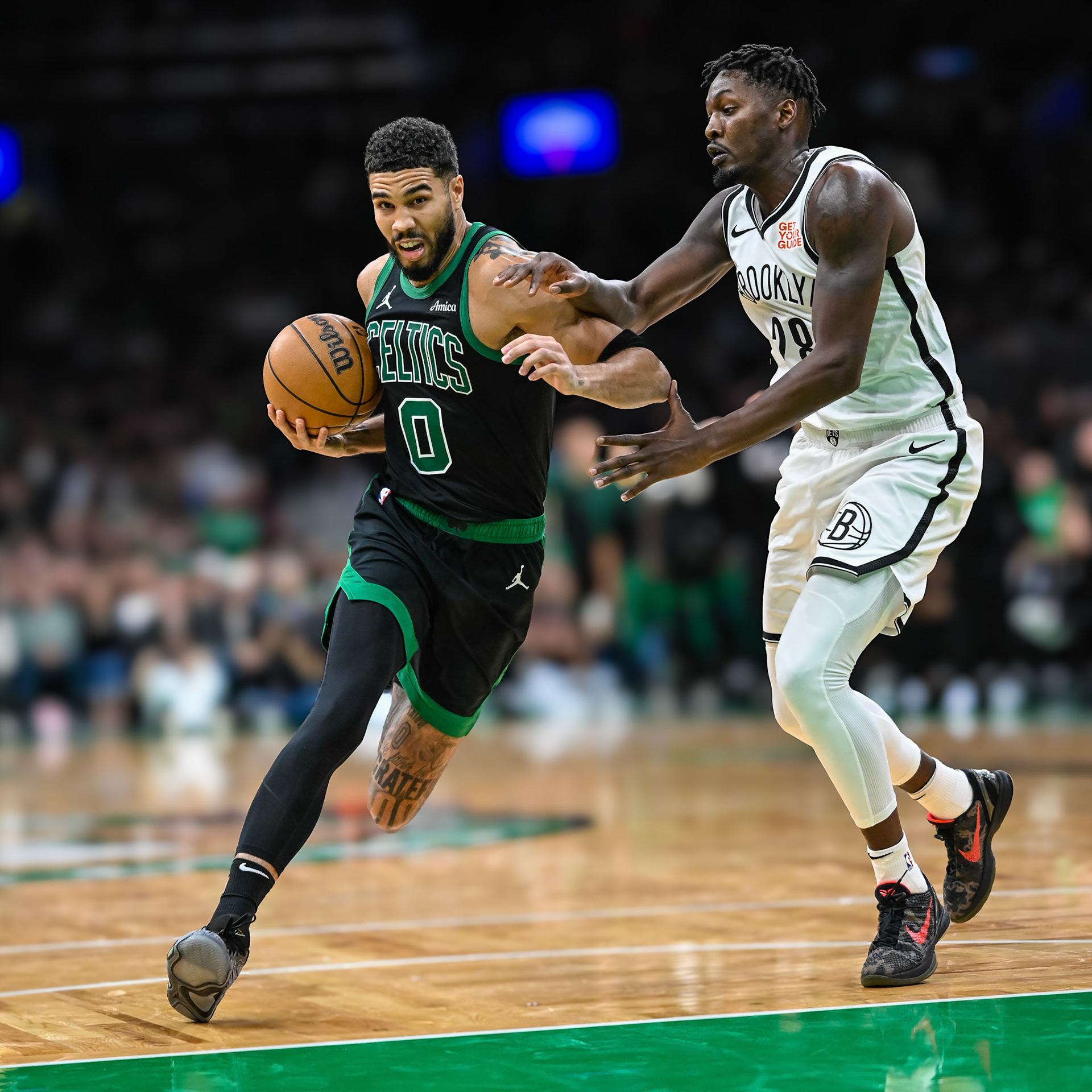 BOSTON, MA - NOVEMBER 8, 2024: Boston Celtics vs Brooklyn Nets at TD Garden (Photo by Keith Sliney).