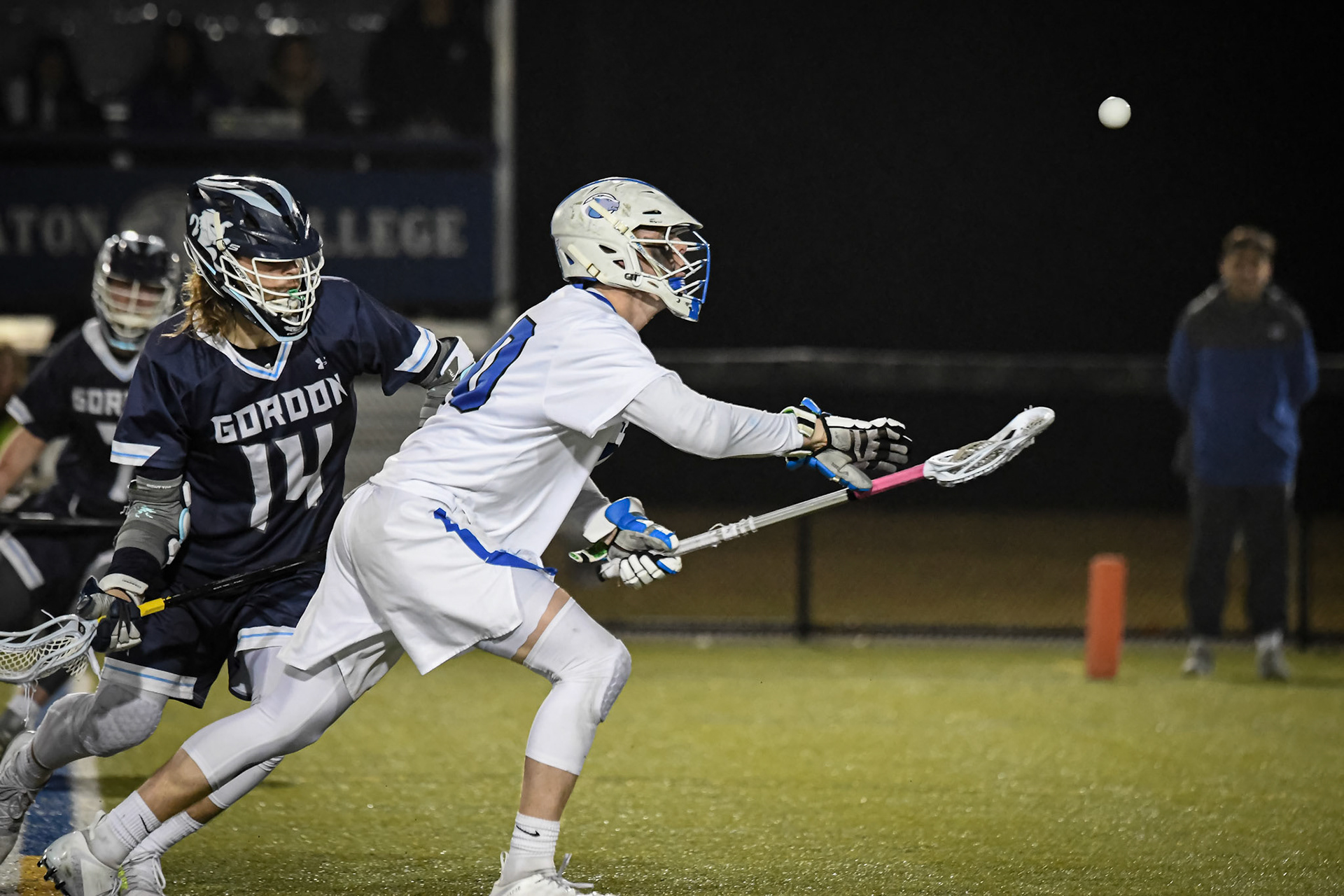 NORTON, MA - FEBRUARY 26, 2020: Wheaton College Lacrosse vs Gordon College (Photo by Keith Sliney).