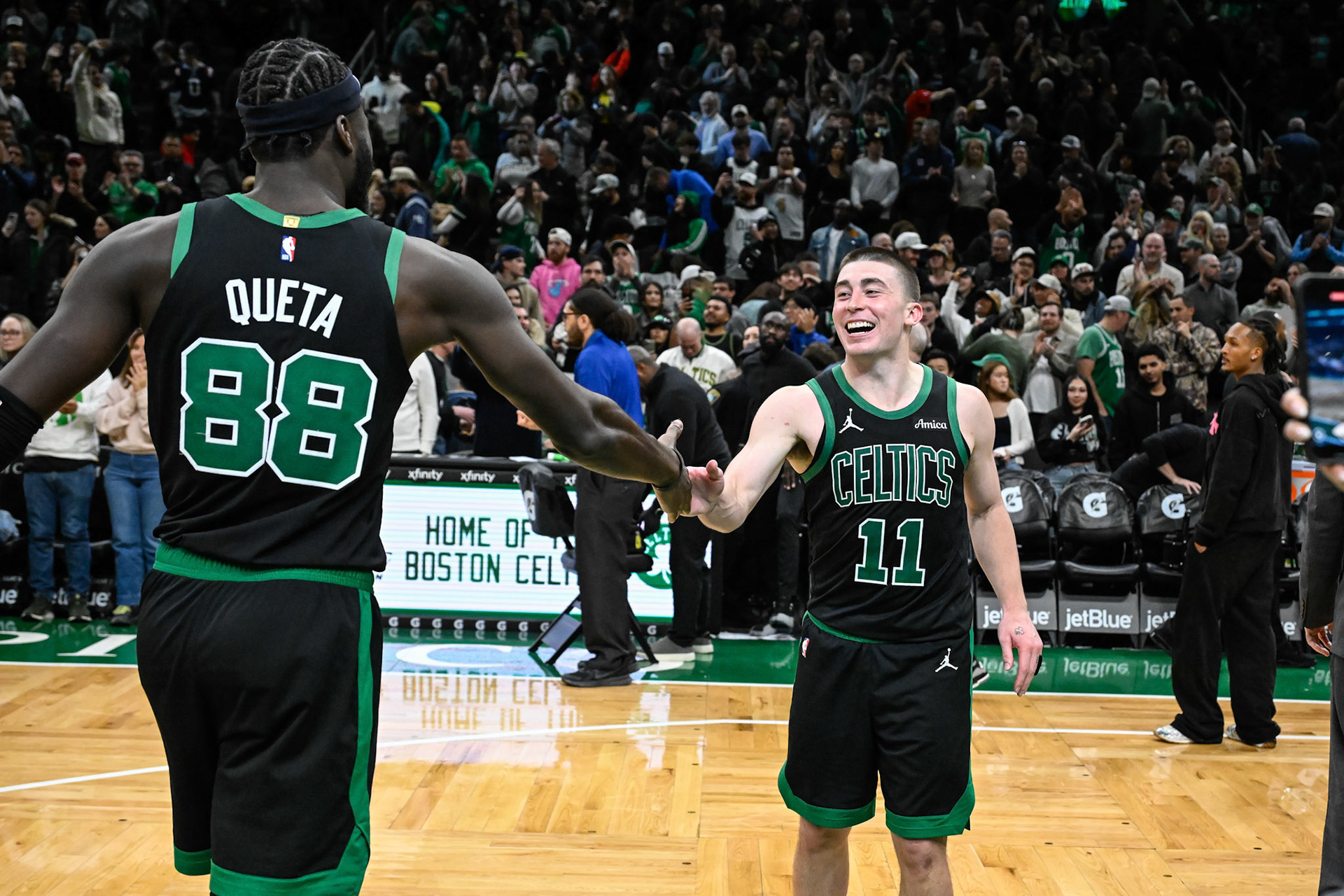 BOSTON, MA - FEBRUARY 6, 2026: Boston Celtics vs Miami Heat at TD Garden (Photo by Keith Sliney): Boston Celtics vs Miami Heat at TD Garden (Photo by Keith Sliney).