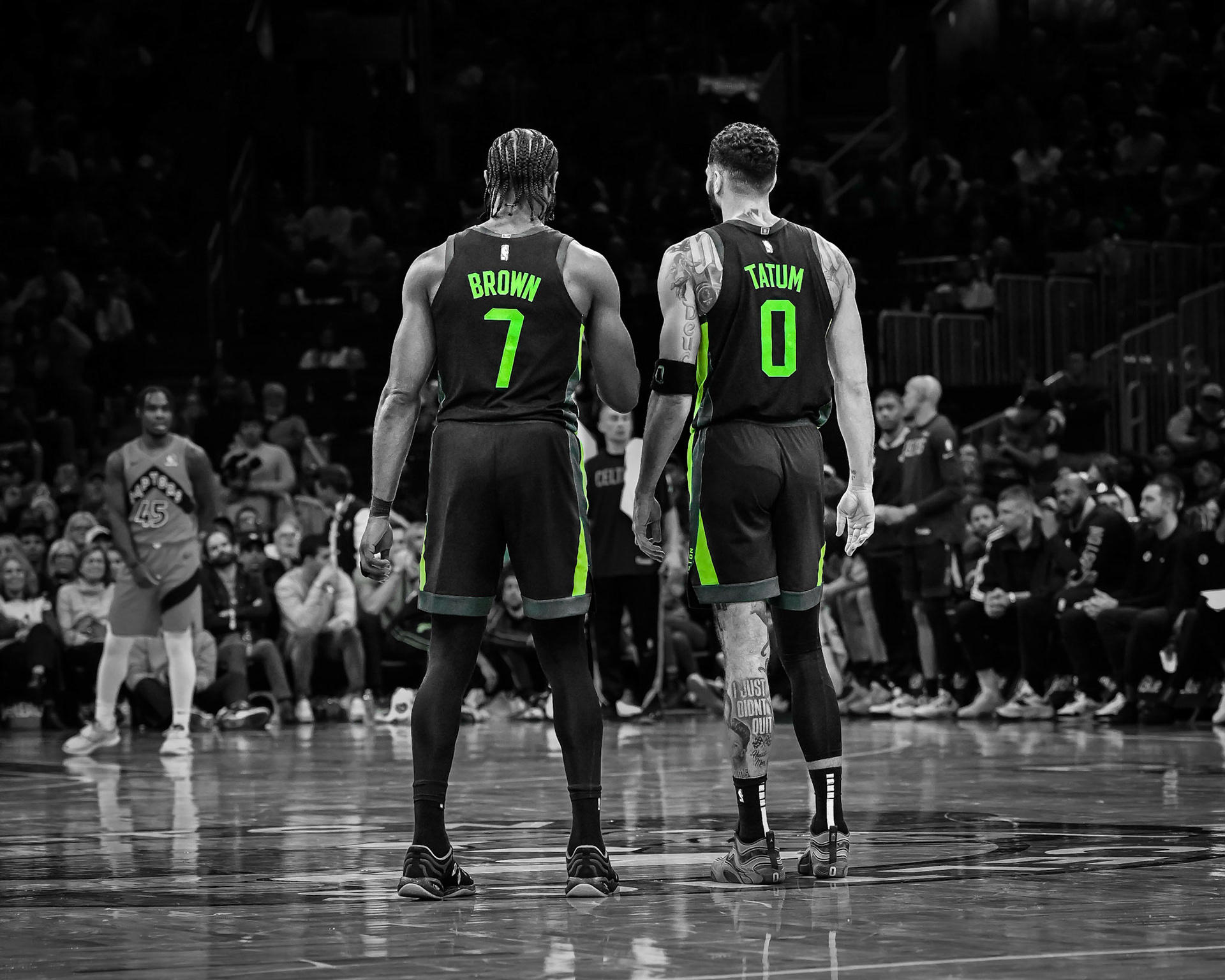 BOSTON, MA - NOVEMBER 16, 2024: Boston Celtics vs Toronto Raptors at TD Garden (Photo by Keith Sliney).