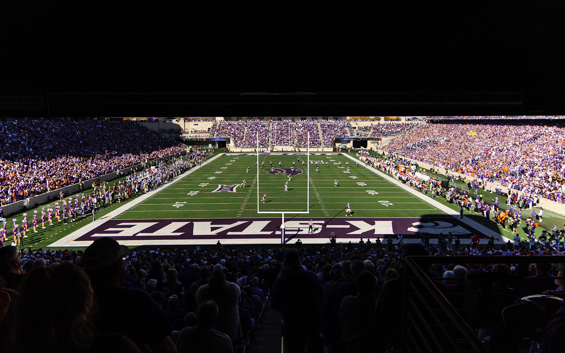 Bill Snyder Family Stadium sold out during game against Oklahoma State.