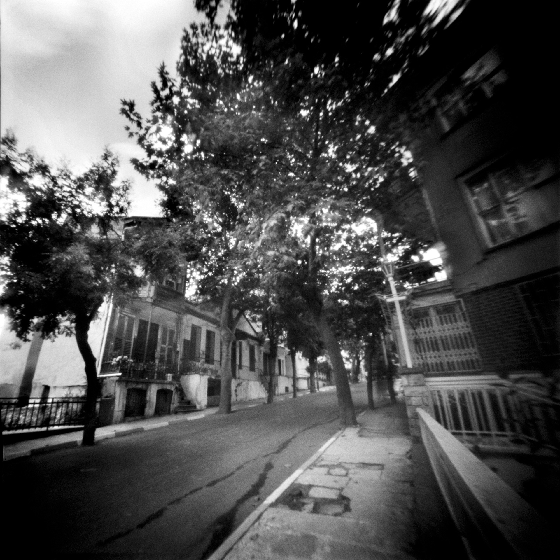 Squares Pinhole Photography. 6x6 film. Archival Inkjet Prints 24 x 24 inch, 2003